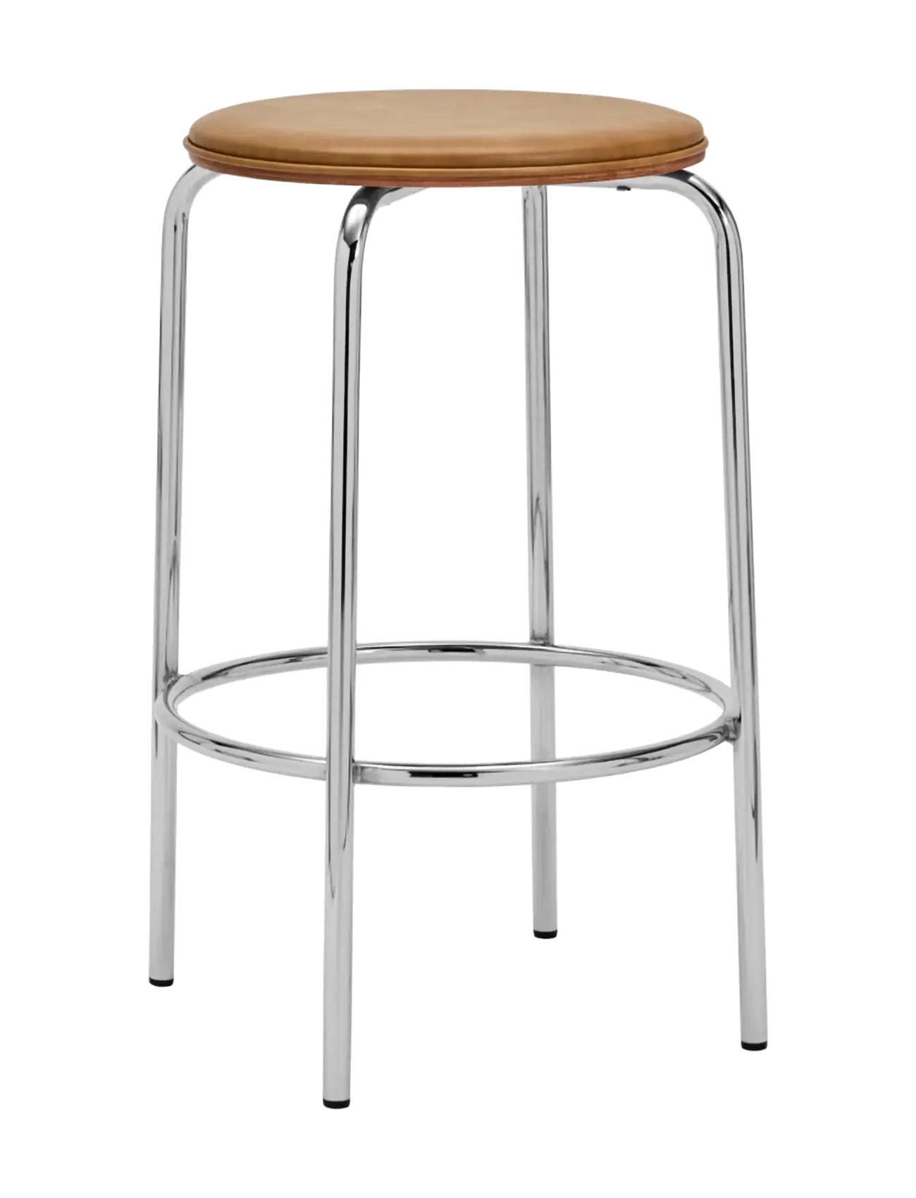 house doctor Bar Stool, HDComma, Cognac, Chrome - Julegaver - COGNAC / brown