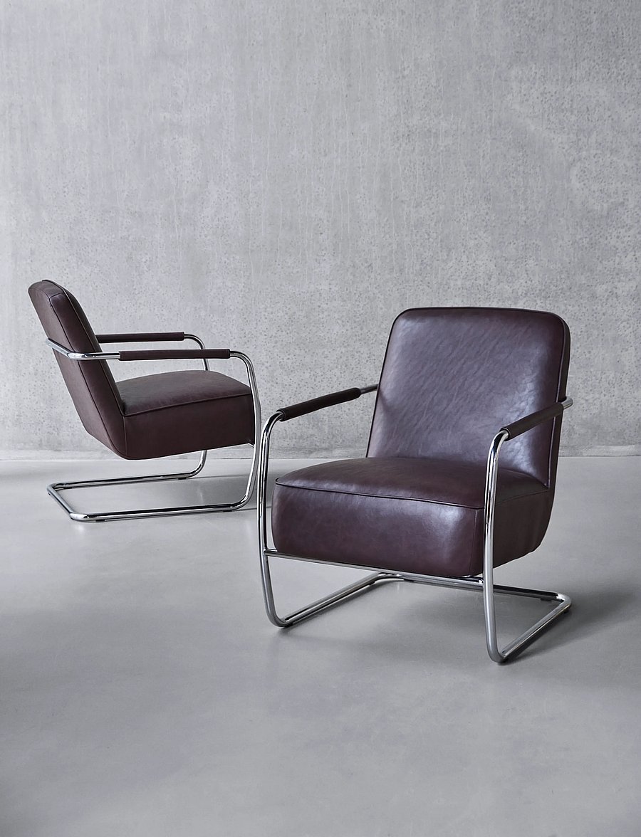 house doctor - Lounge chair, HDComma, Mulberry, Ch - lehnstühle - mulberry - 3