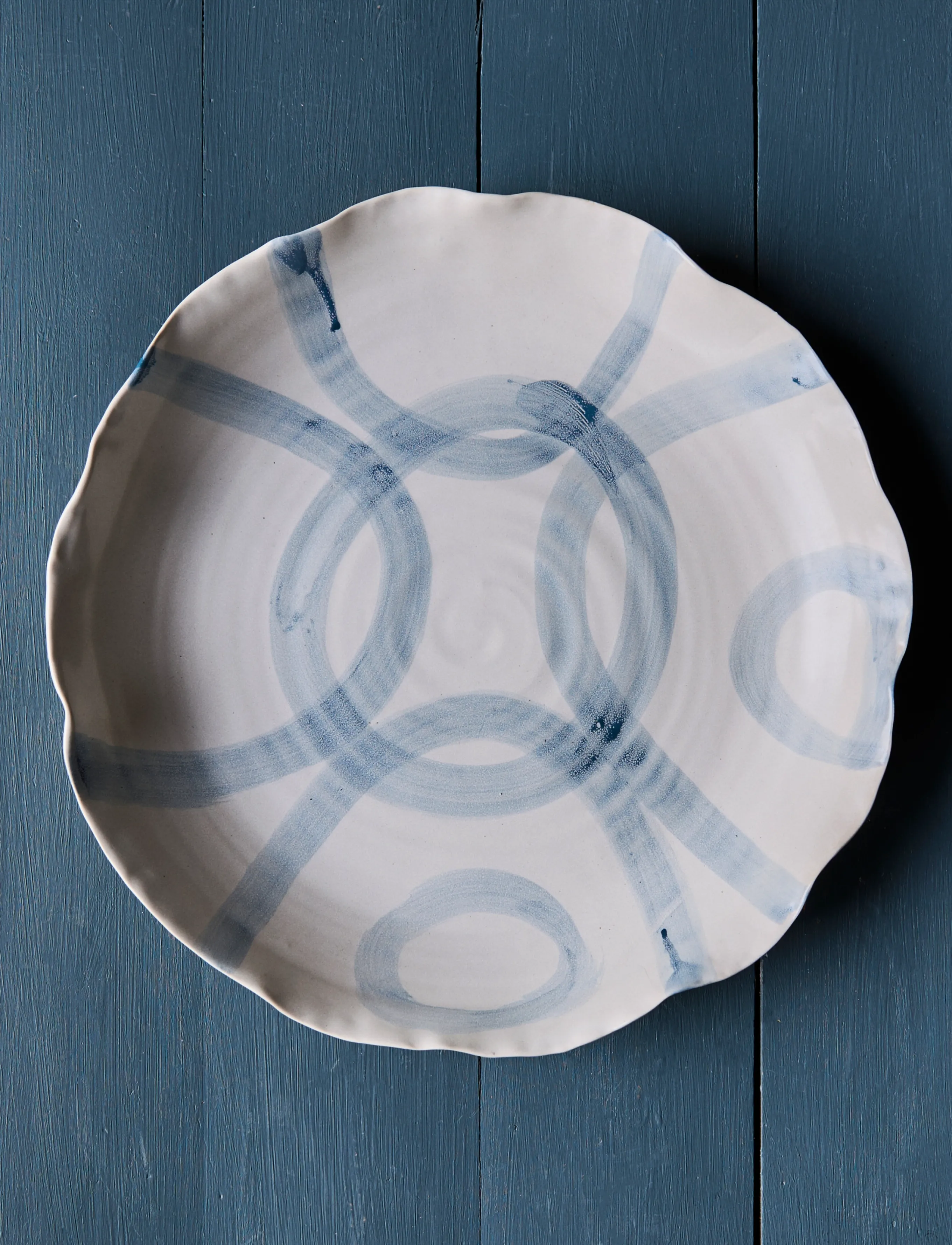 house doctor - Tray, HDIsa, White, Light blue - white - 3