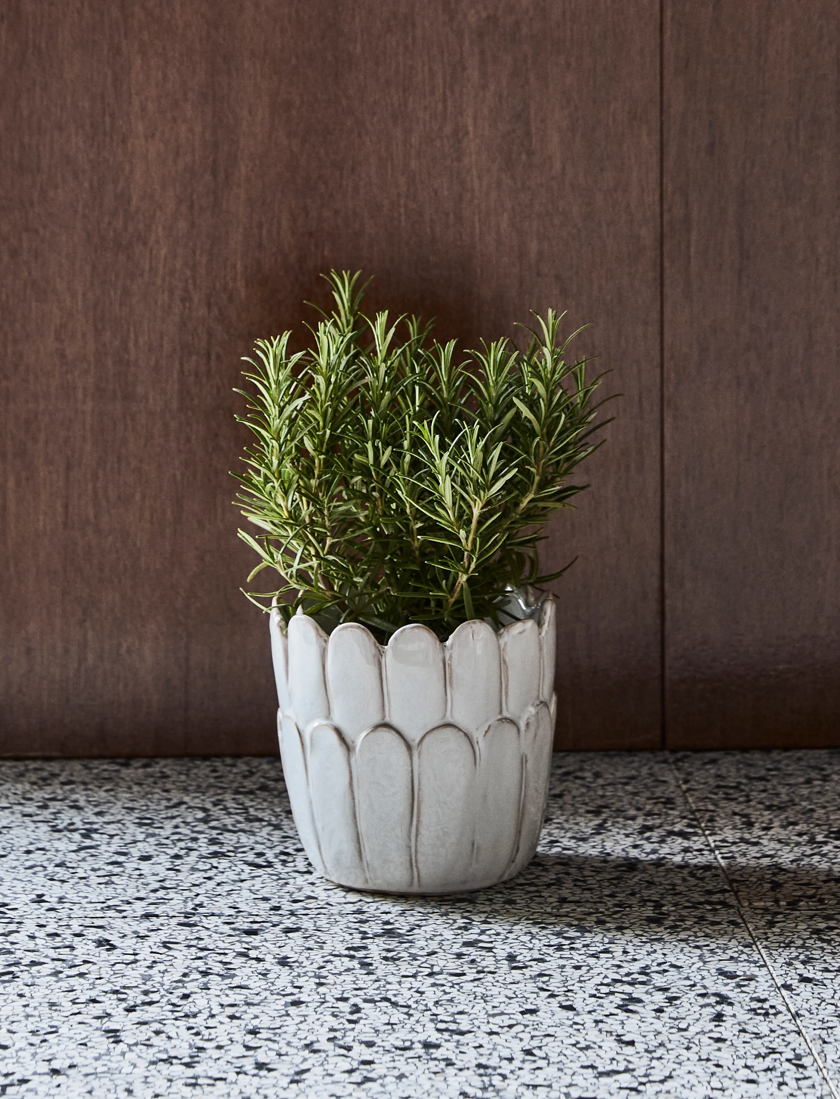 house doctor - Planter, HDEzra, Off-white - krukker - off-white - 0