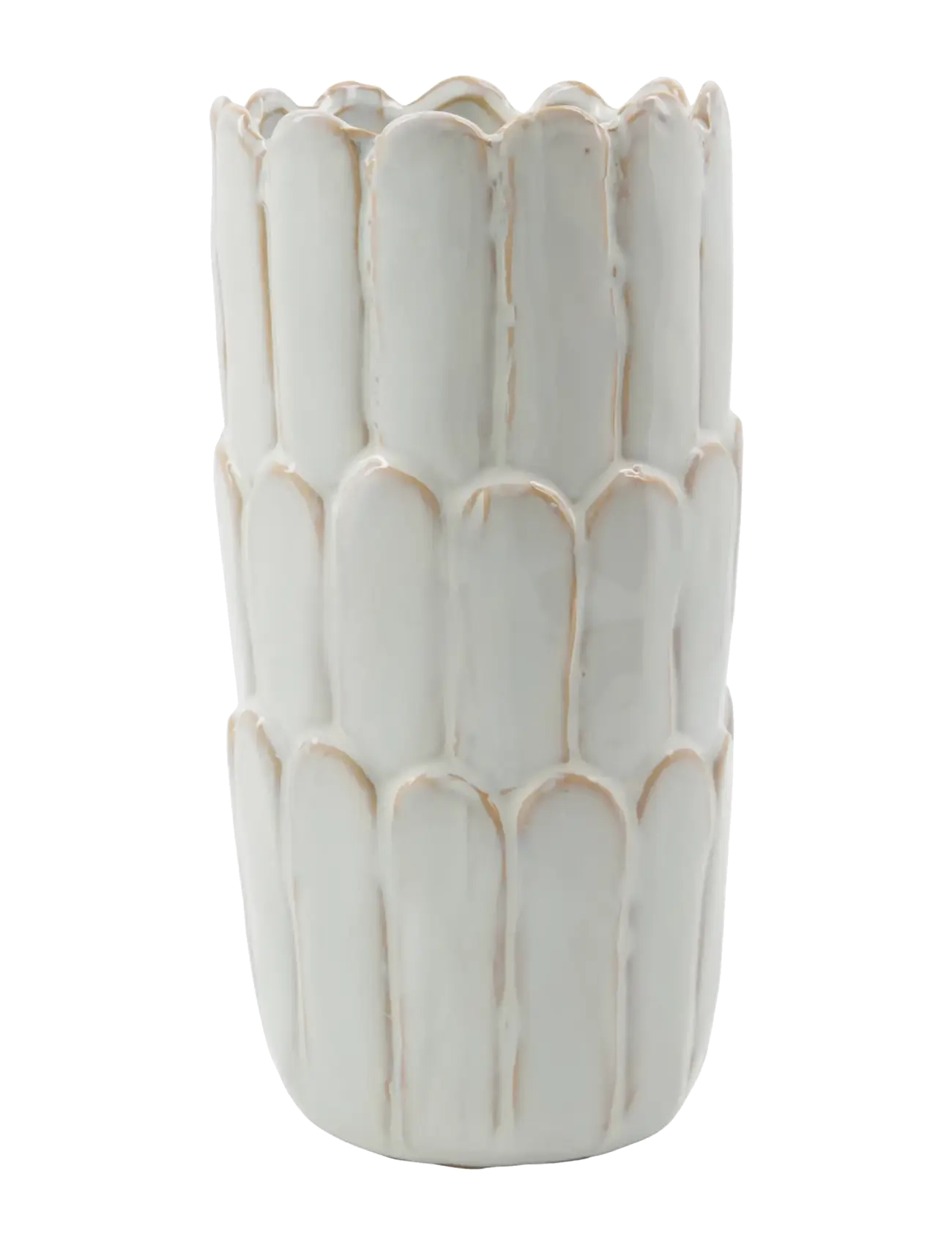 house doctor Vase, HDEzra, Off-white - Interior - OFF-WHITE / white
