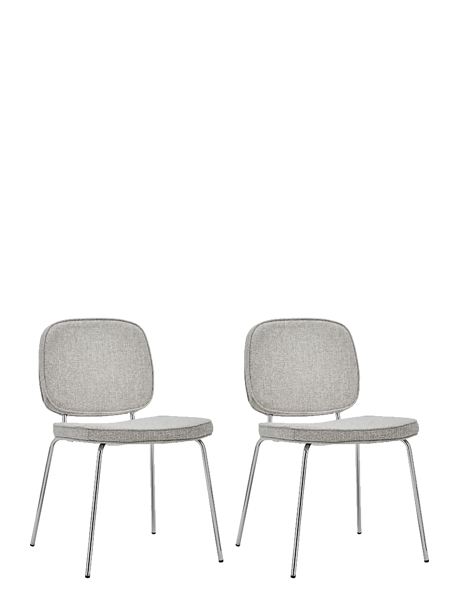 house doctor - Chair, HDCarma, Sand, Chrome - stole - sand, chrome - 1