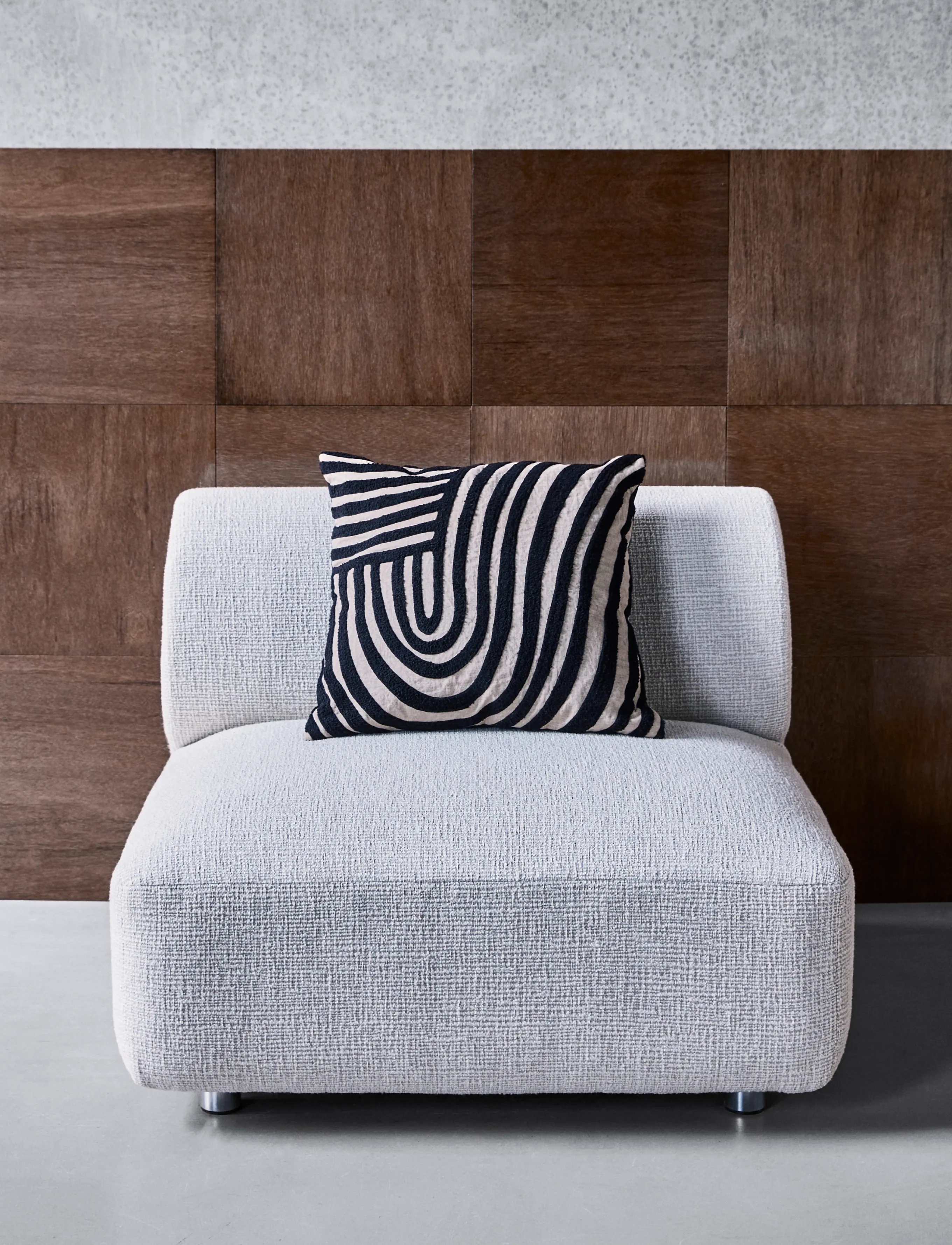 house doctor - Cushion, HDSky, Sand, Black - sand - 0
