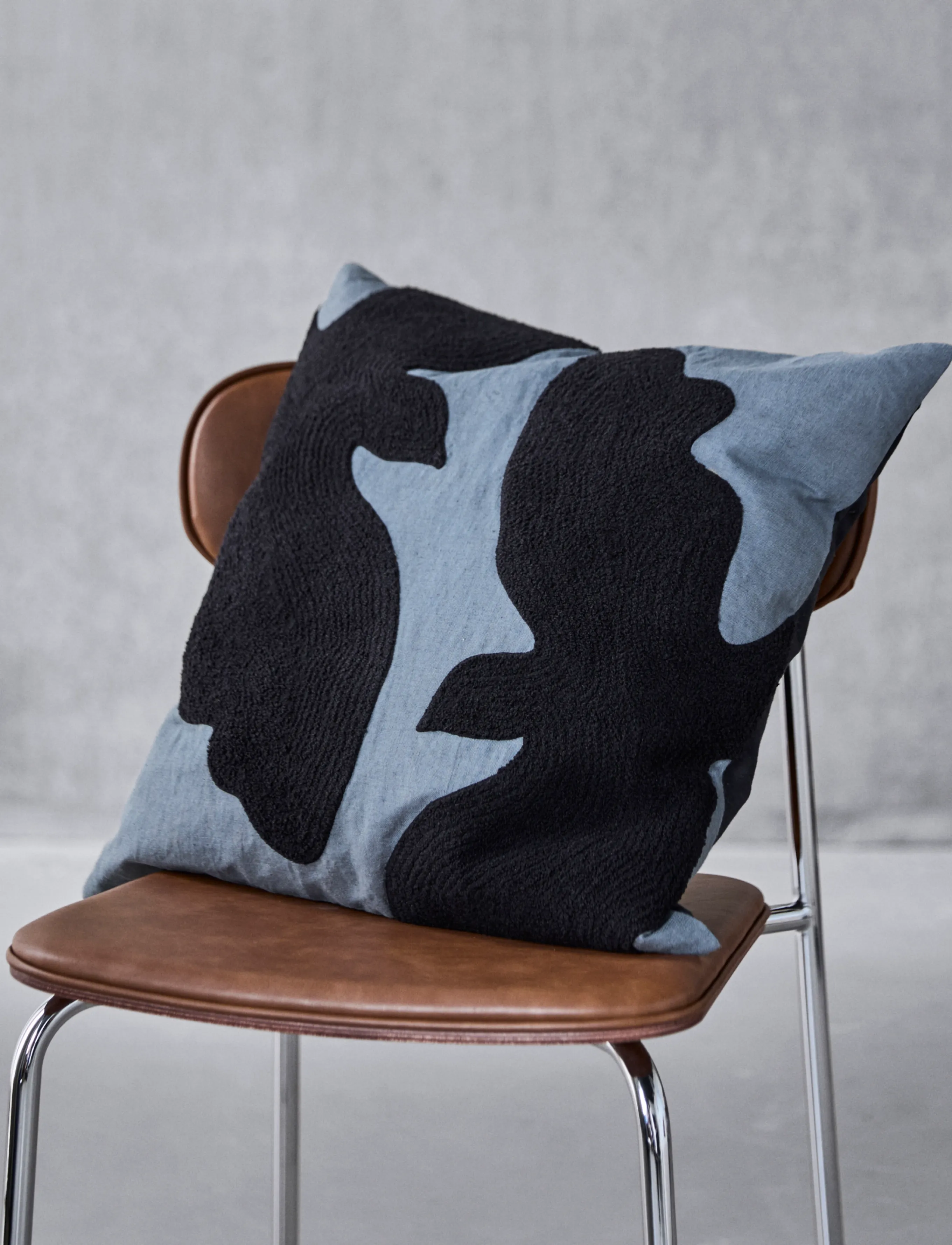 house doctor - Cushion, HDMiki, Aegean blue, Black - aegean blue - 0