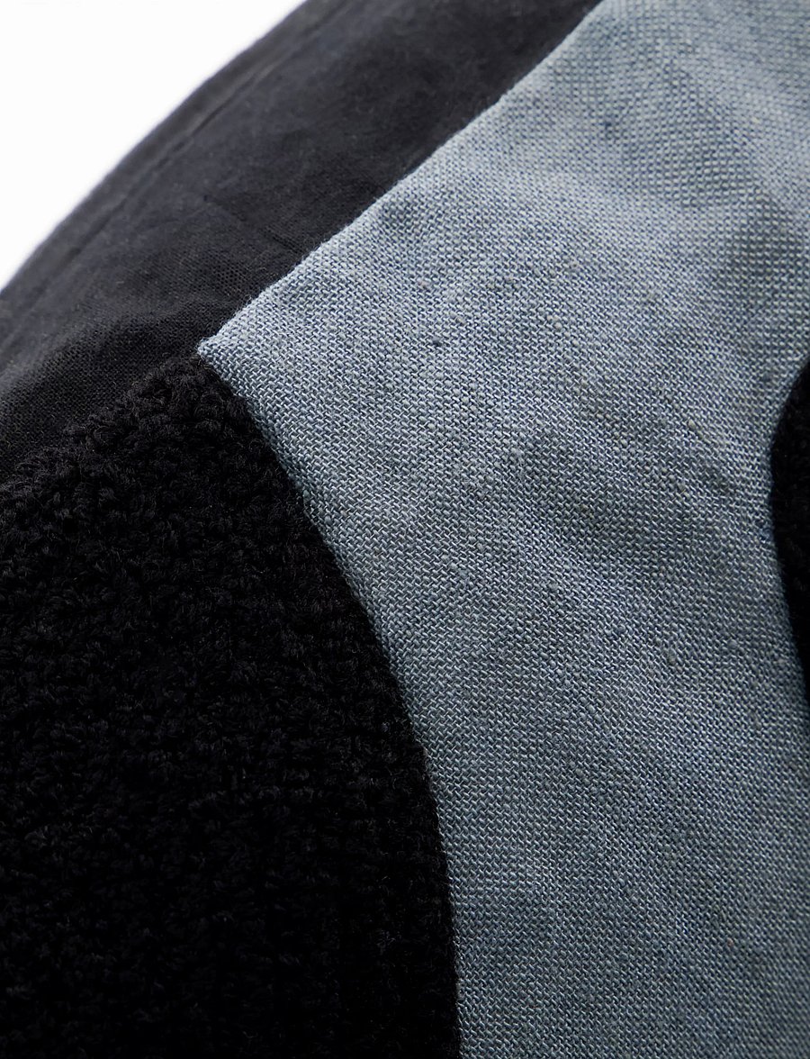 house doctor - Cushion, HDMiki, Aegean blue, Black - padjad - aegean blue - 2