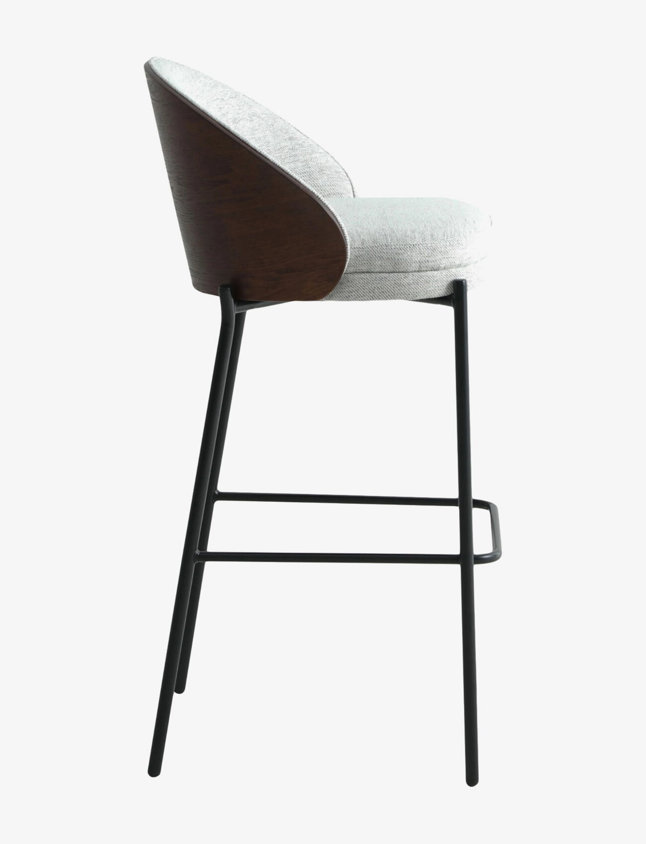 House Nordic - Dining Chair - light grey / dark brown - 2