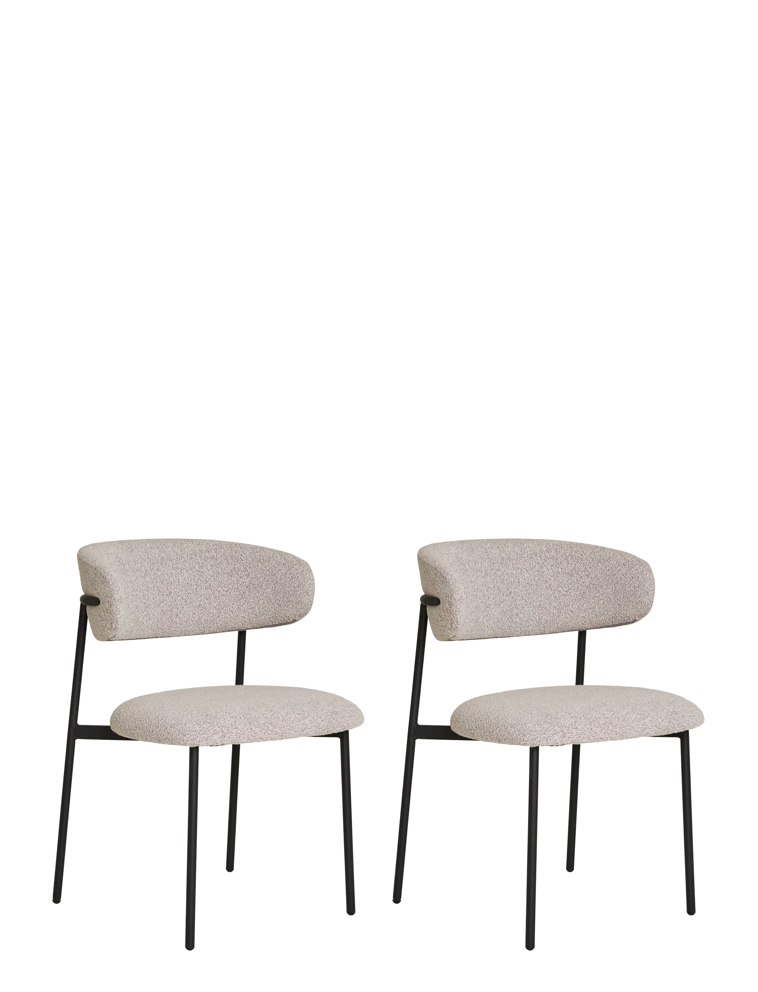 House Nordic Silla - Dining Chair, Bouclé, One Size, Stole Og Skamler > Stole, Unisex