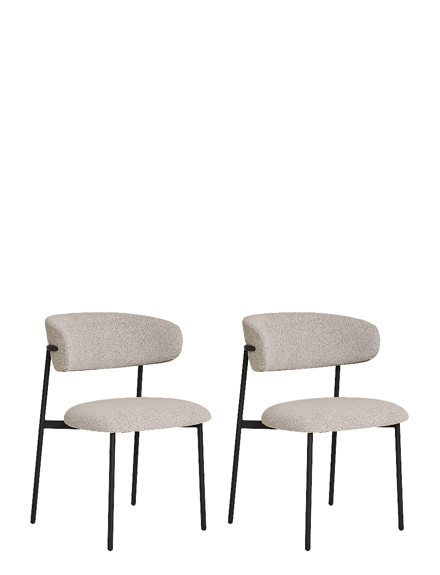House Nordic - Silla - Dining Chair, bouclé - kėdės - sand - 1