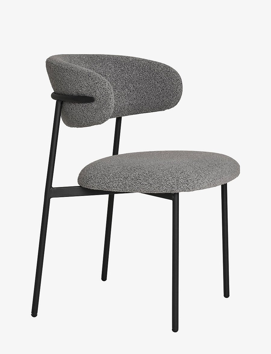 House Nordic - Silla - Dining Chair, bouclé - stühle - light grey - 3