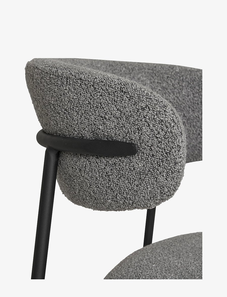 House Nordic - Silla - Dining Chair, bouclé - stühle - light grey - 5