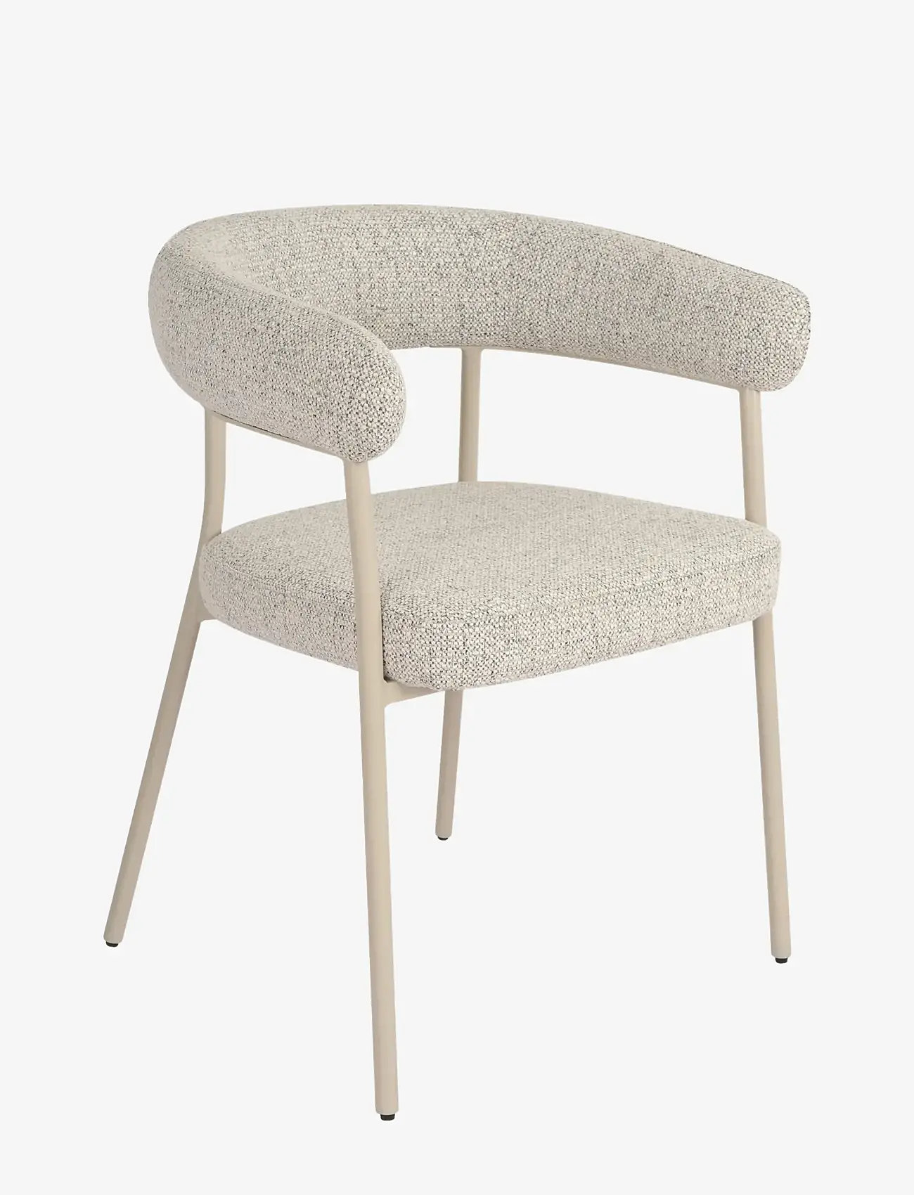 House Nordic - Ylva - Dining chair, bouclé, sand with grey legs - osta hinna alusel - sand - 0