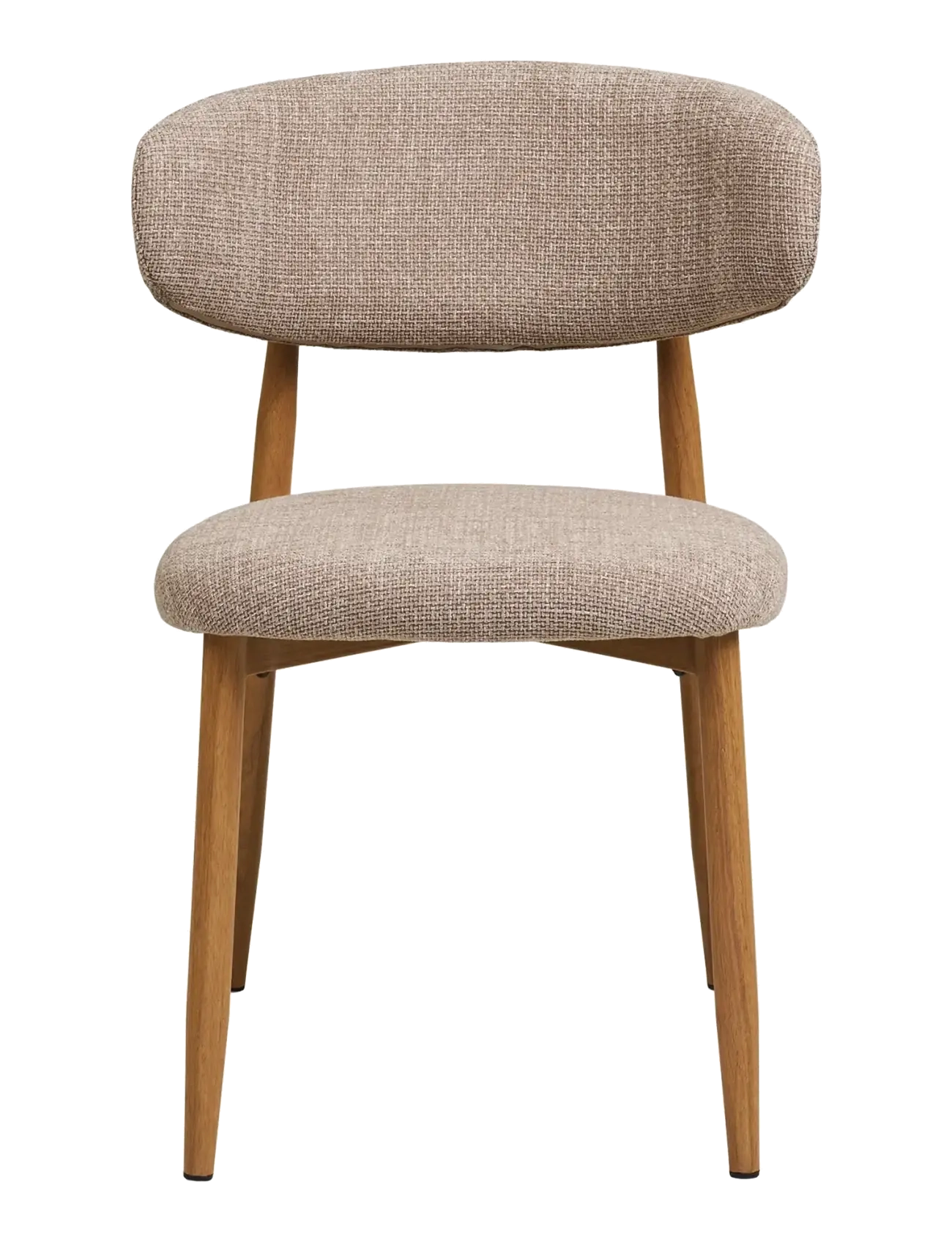 House Nordic - Alva - Dining chair, sand, woodlike legs, oak - sand / natural - 3