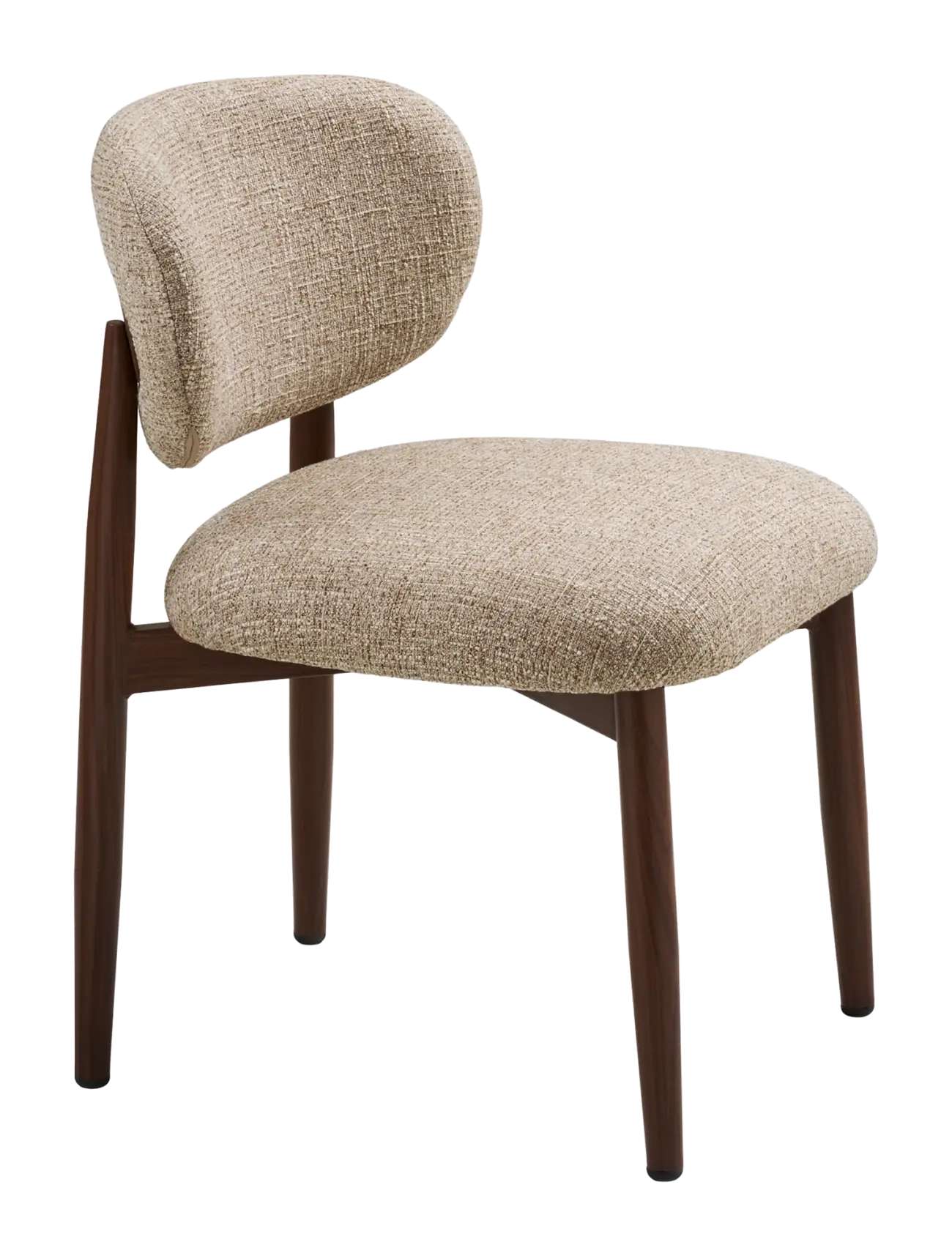 House Nordic - Idun - Dining chair, woodlike legs, - stole - light brown / dark brown - 2