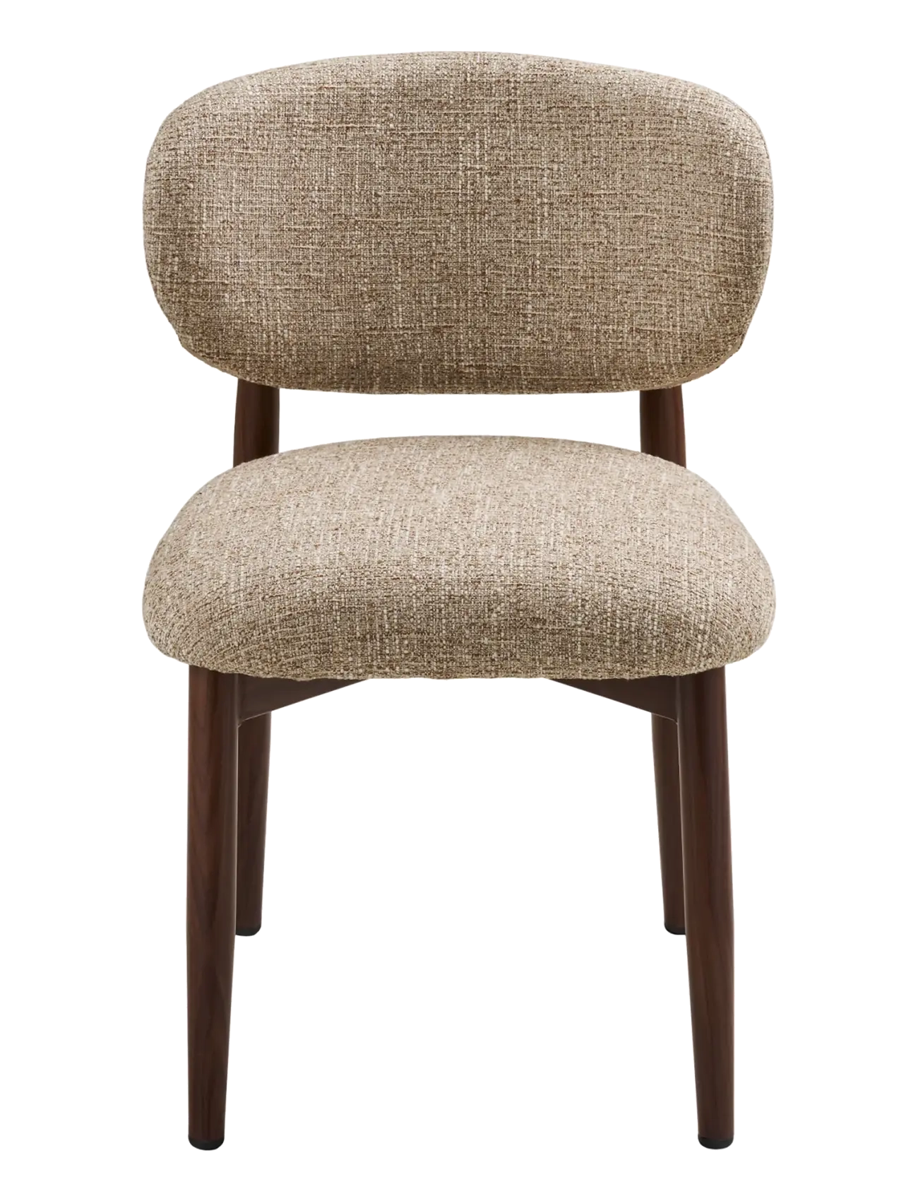 House Nordic - Idun - Dining chair, woodlike legs, - stole - light brown / dark brown - 3