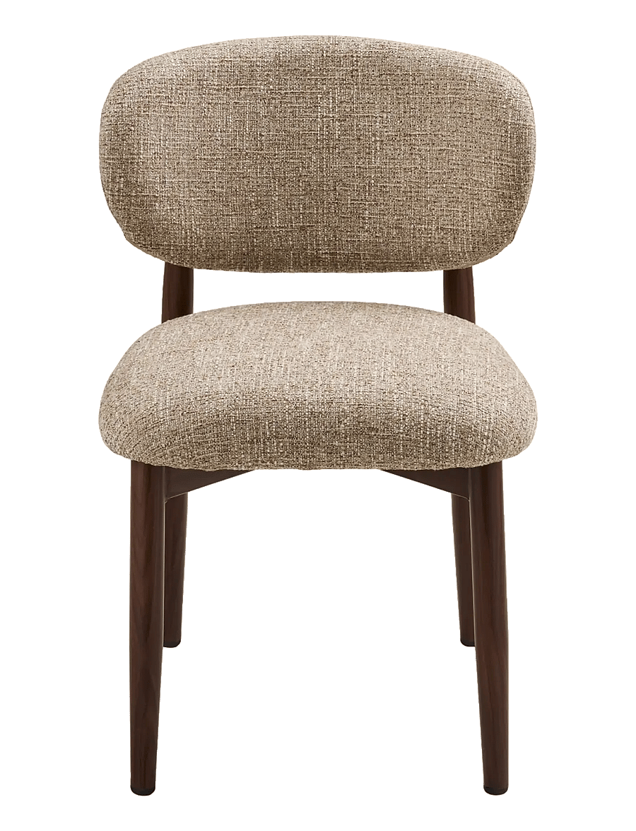 House Nordic - Idun - Dining chair, woodlike legs, - stole - light brown / dark brown - 3