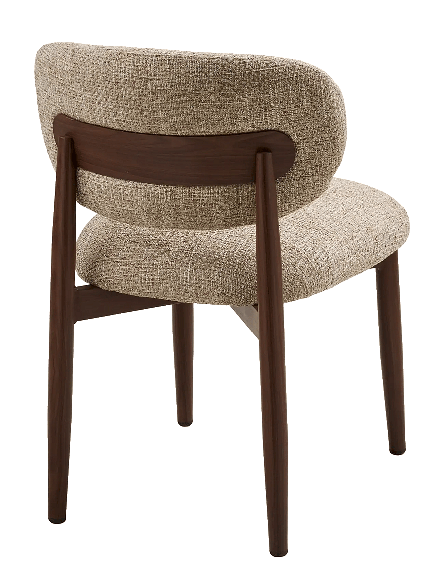 House Nordic - Idun - Dining chair, woodlike legs, - stole - light brown / dark brown - 4