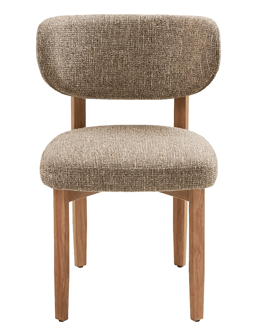 House Nordic - Ronja - Dining chair, woodlike legs, - stole - sand / natural - 2
