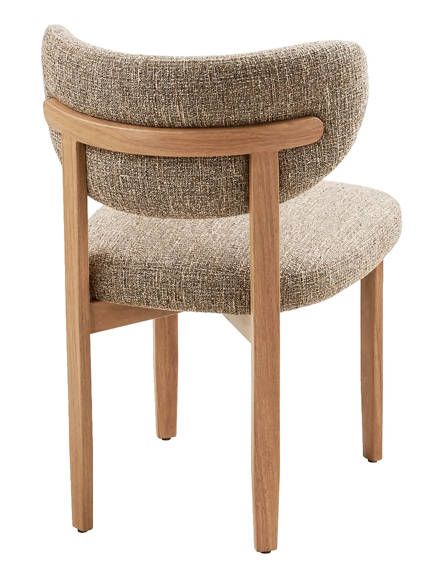 House Nordic - Ronja - Dining chair, woodlike legs, - stole - sand / natural - 3
