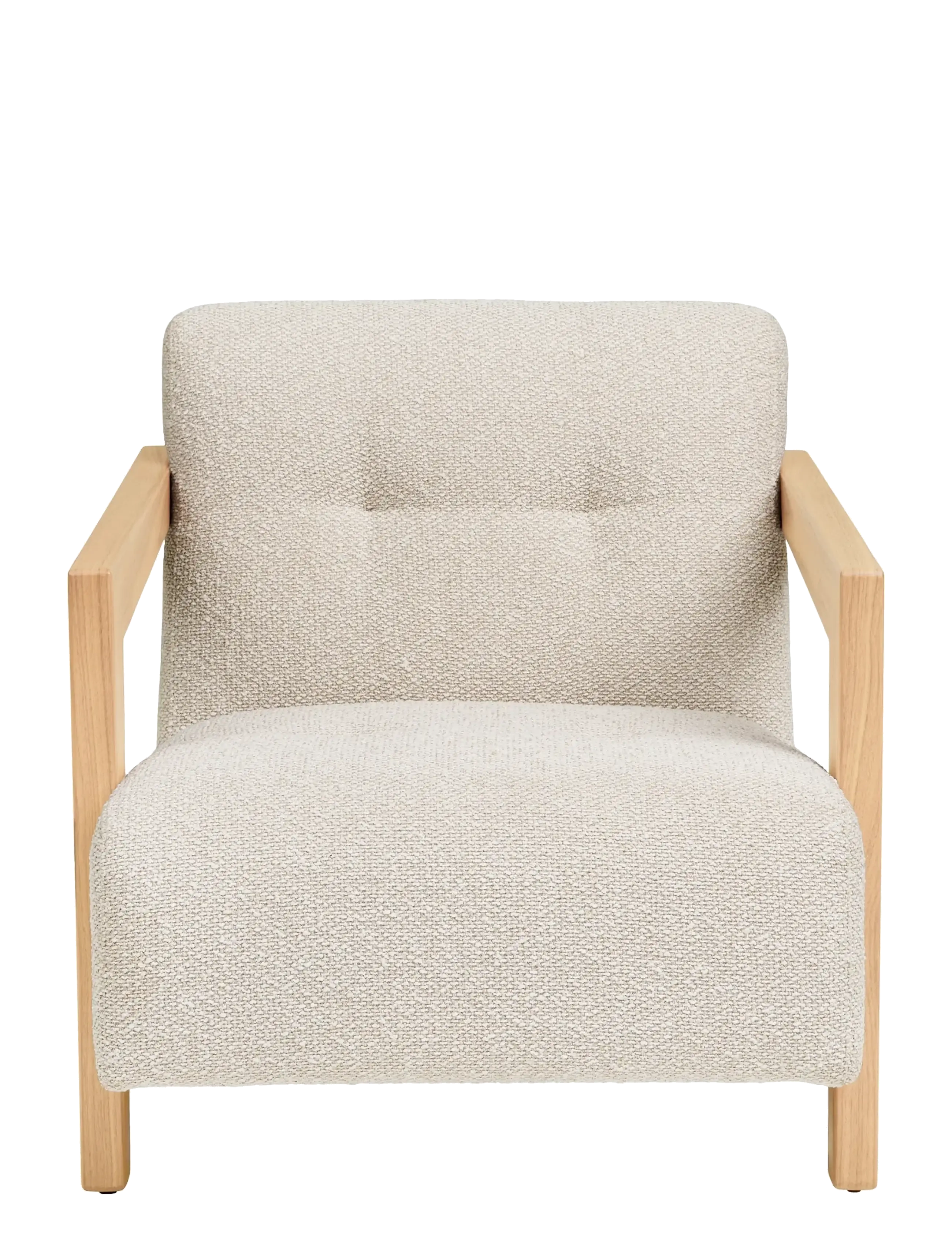 House Nordic - Bera - Lounge chair with armrest, oak, beige - fåtöljer - beige - 3