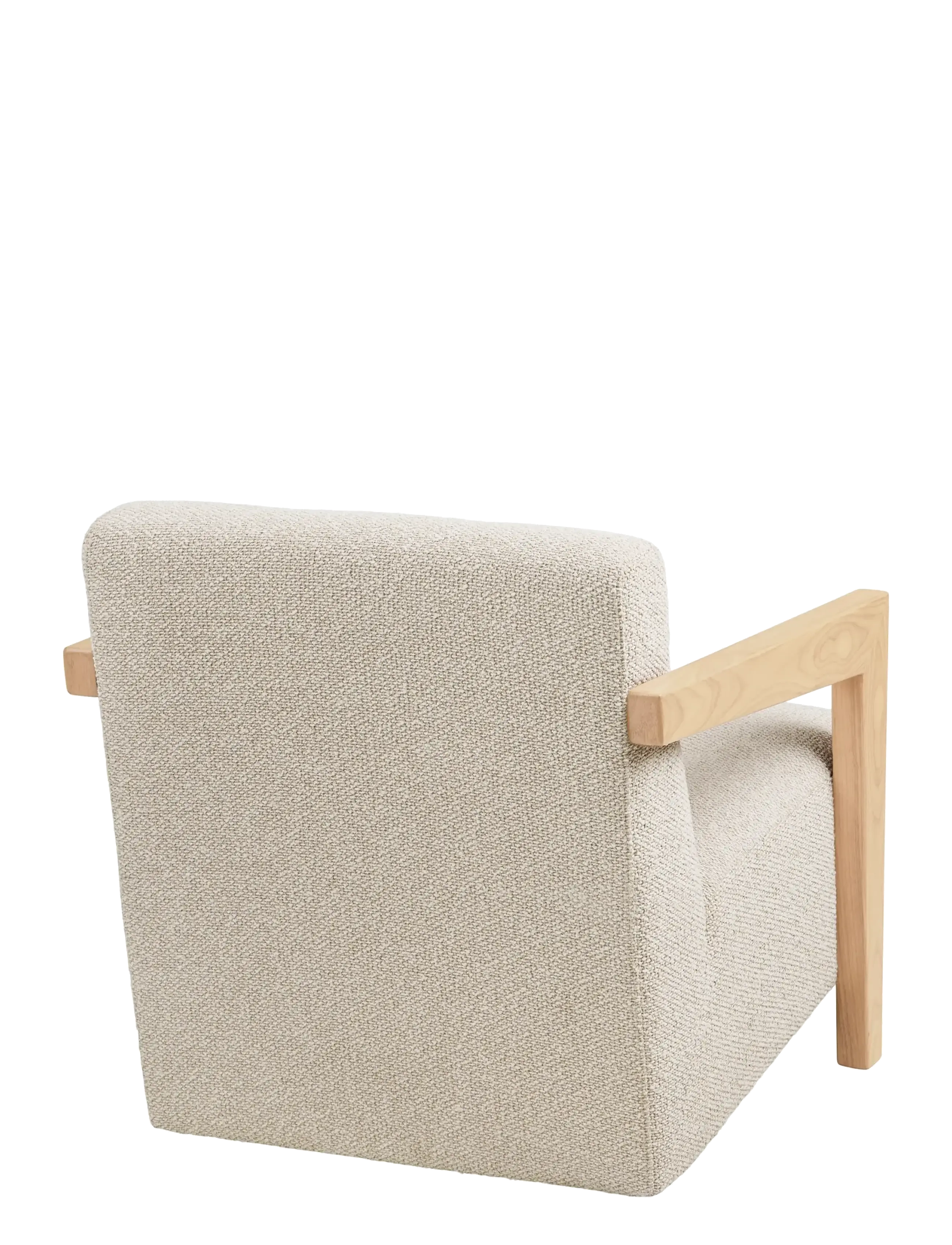 House Nordic - Bera - Lounge chair with armrest, oak, beige - fåtöljer - beige - 4
