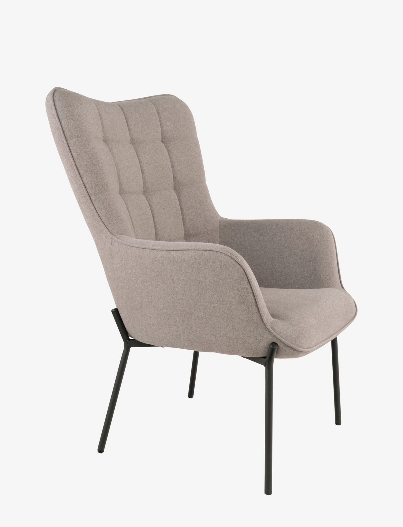 House Nordic - Tyra - Chair, stone with black legs - hægindastólar - stone - 3