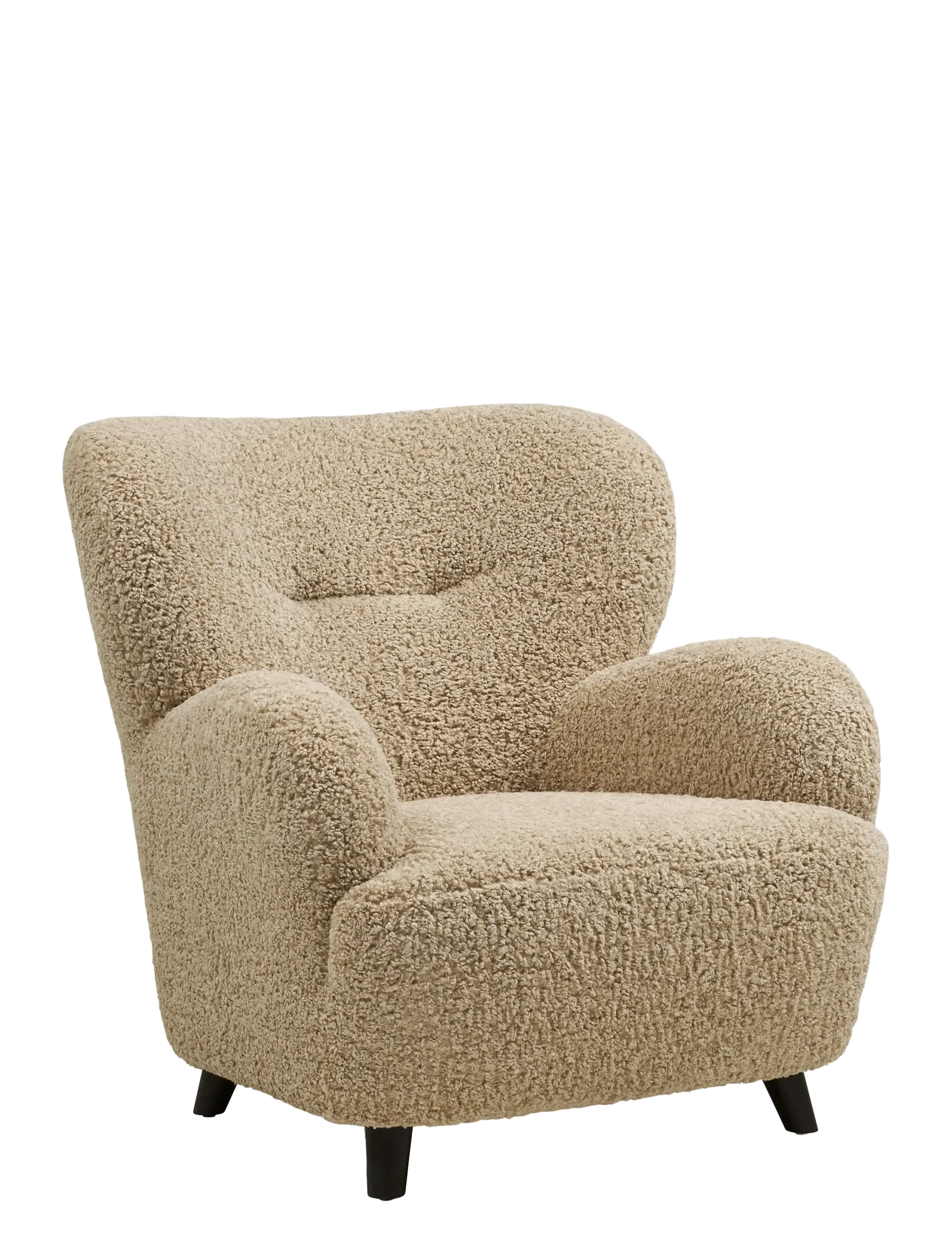 House Nordic Gudrun Lounge Chair, Lænestol, Beige, Str: 84X86X87CM