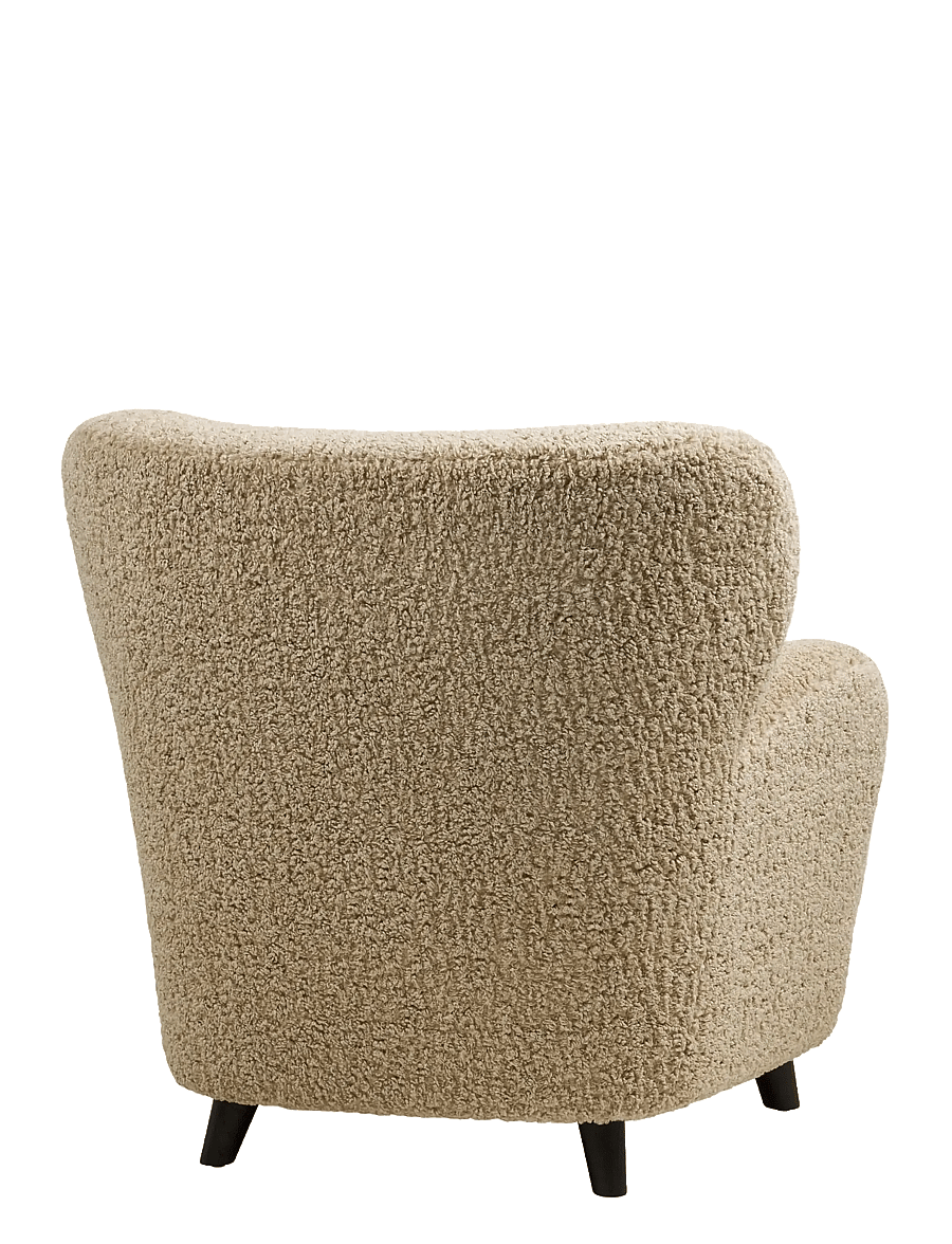 House Nordic - Gudrun - Lounge chair - lænestole - light brown - 4