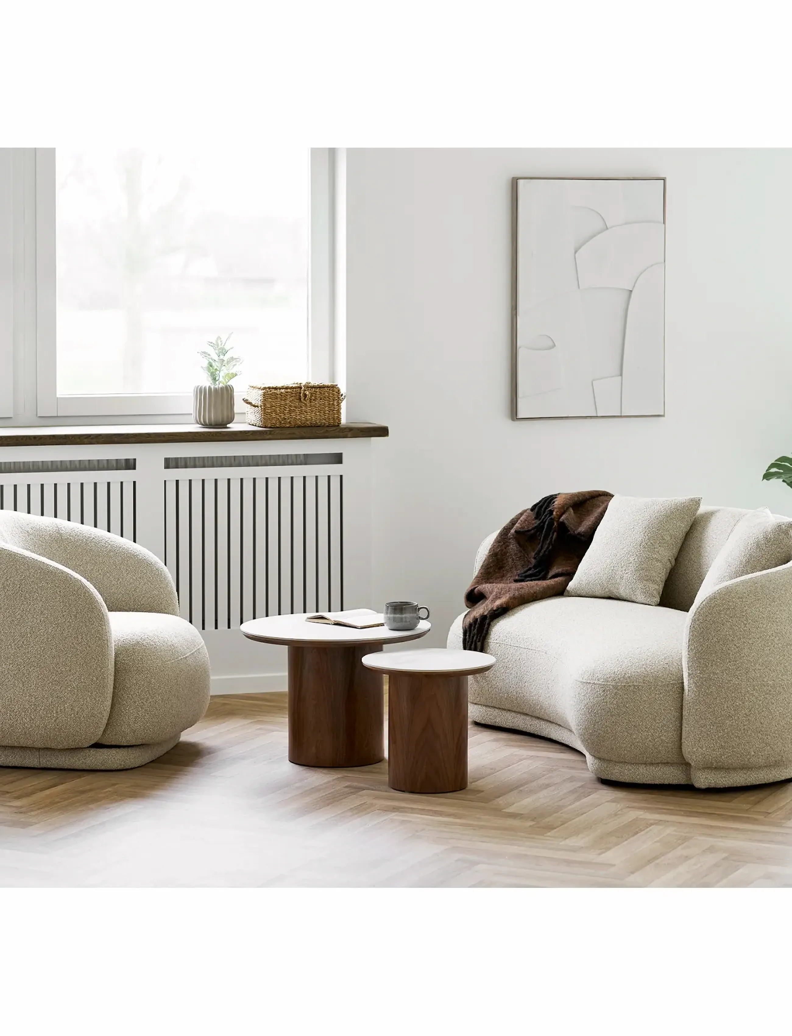 House Nordic Nelo, 90X92X75 cm, Beige, Stole & Skamler > Lænestole, Unisex