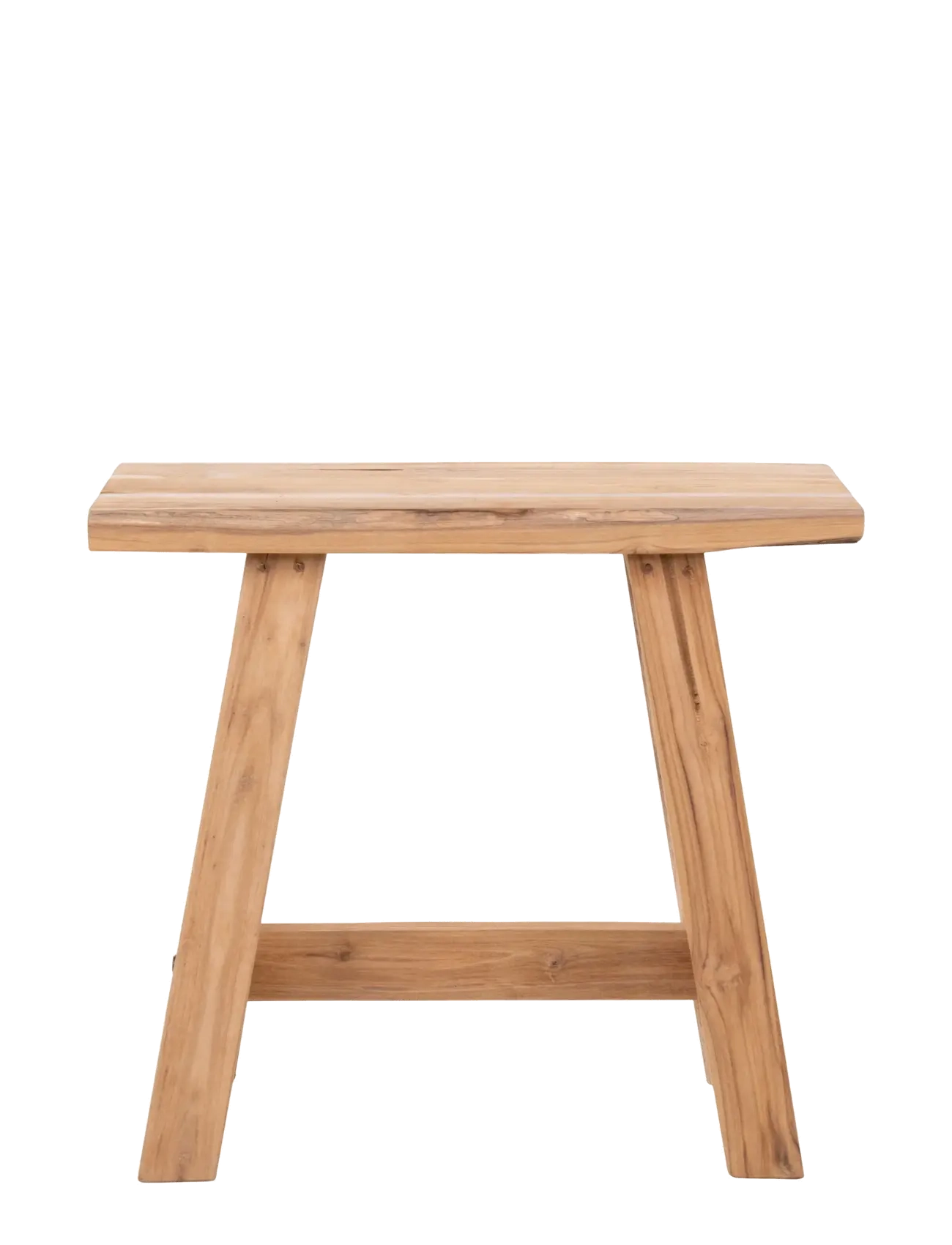 House Nordic - Nelli - Bench, teak, nature, 50x25x45 cm - hocker & bänke - natural - 1