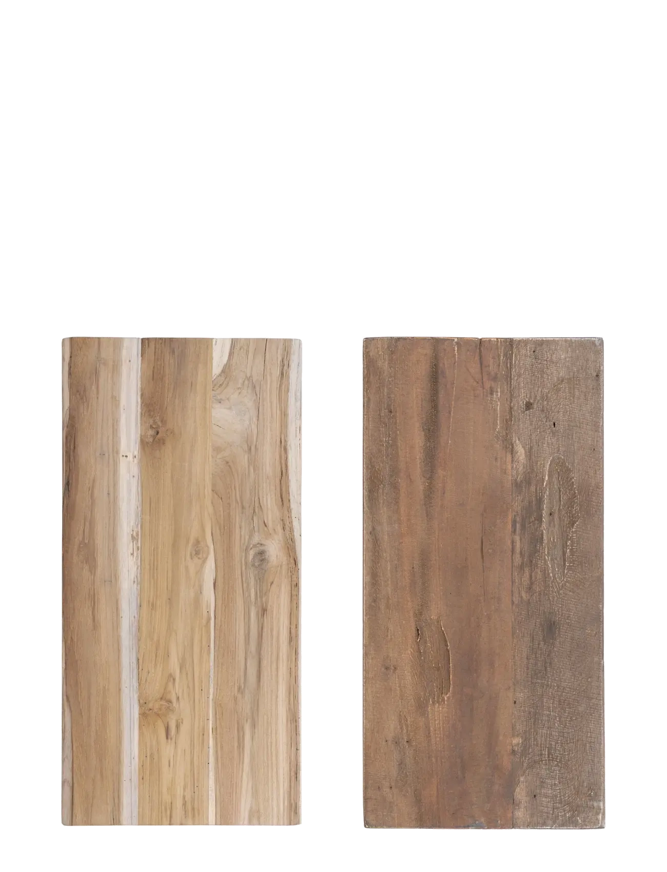 House Nordic - Nelli - Bench, teak, nature, 50x25x45 cm - hocker & bänke - natural - 3