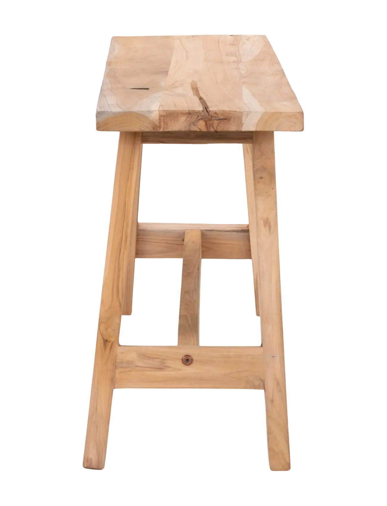 House Nordic - Faya - Bench, teak, nature, 90x25x45 cm - tabourets et bancs - natural - 2