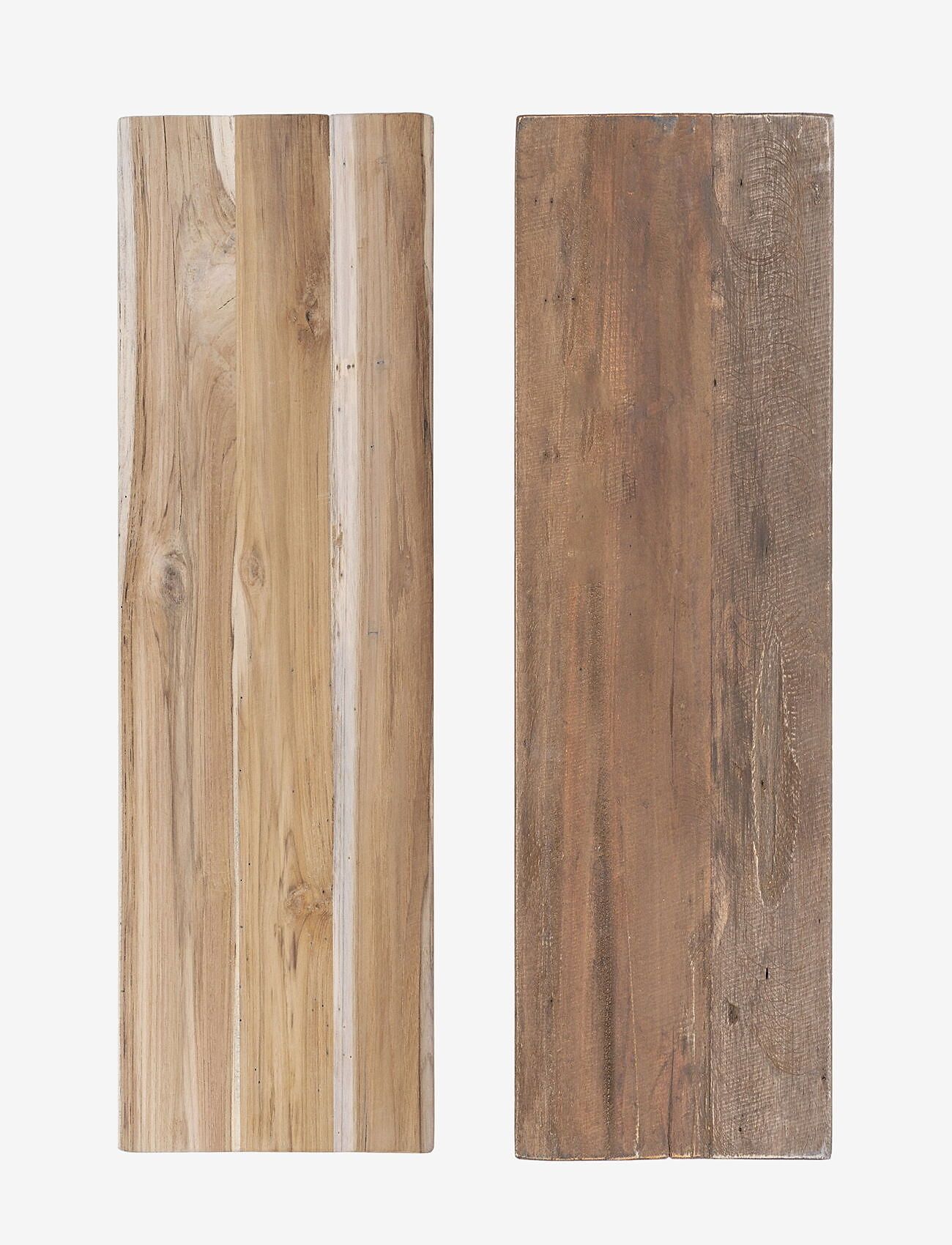 House Nordic - Faya - Bench, teak, nature, 90x25x45 cm - natural - 3