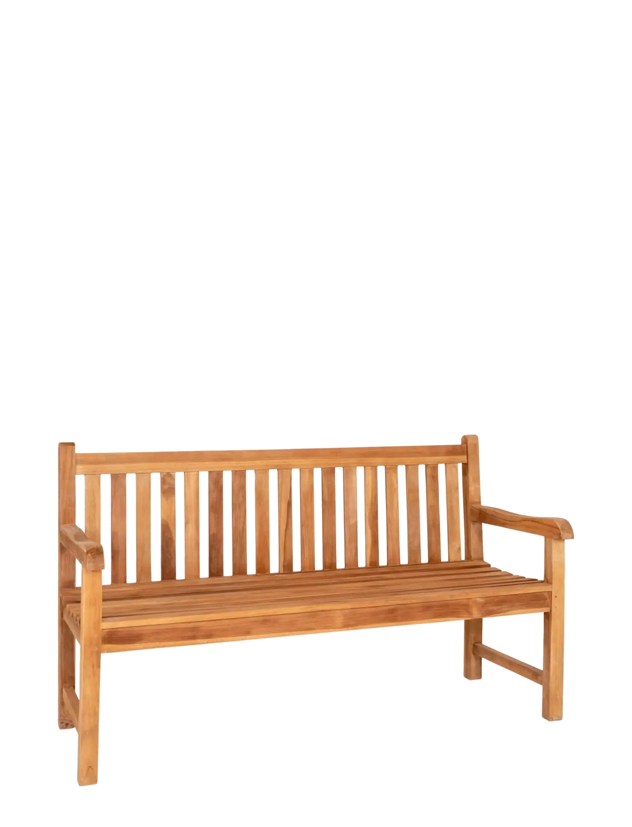 House Nordic - Sanna - Bench, teak, nature, 150x62x92 cm - taburetter og bænke - natural - 1