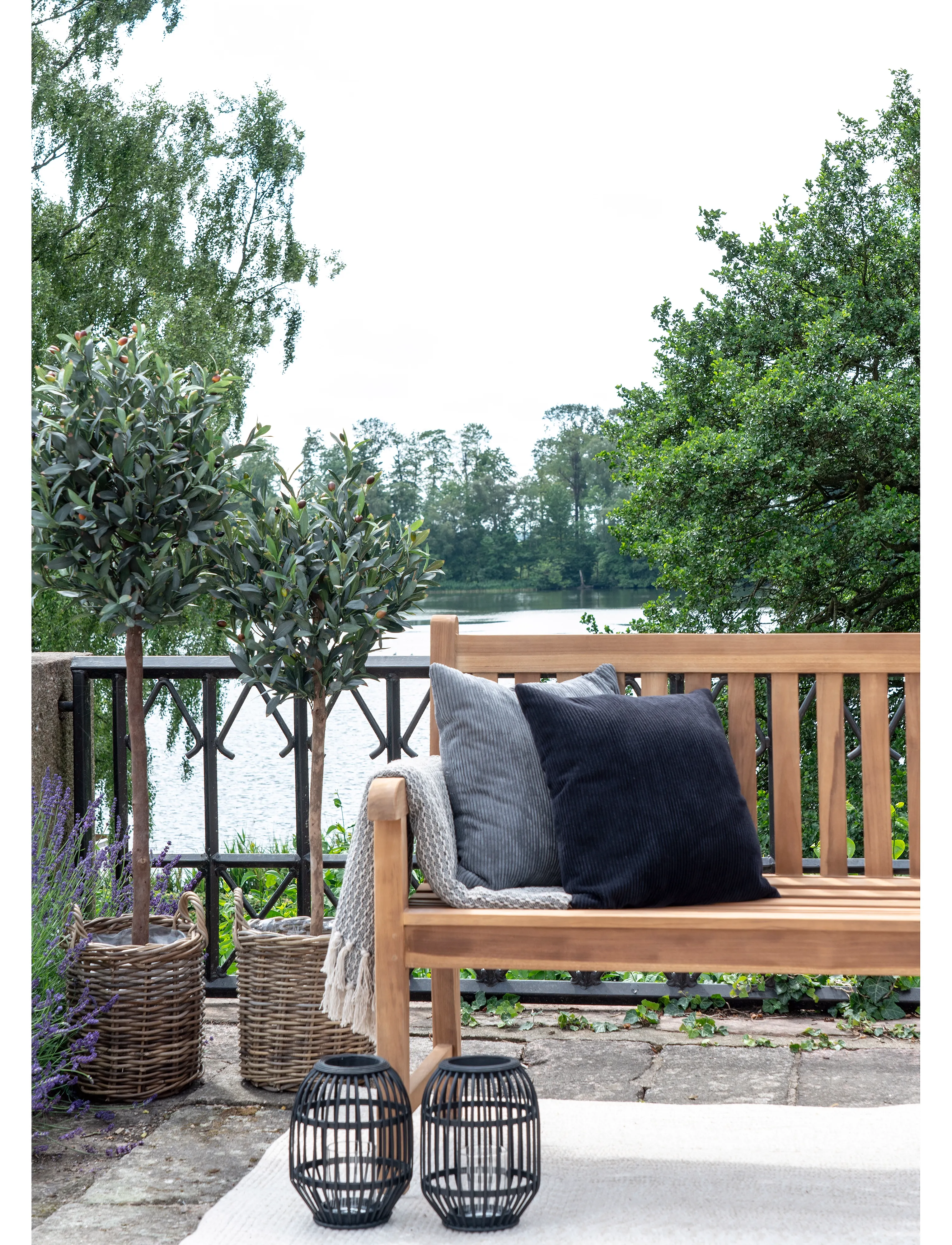 House Nordic - Sanna - Bench, teak, nature, 150x62x92 cm - taburetter og bænke - natural - 5