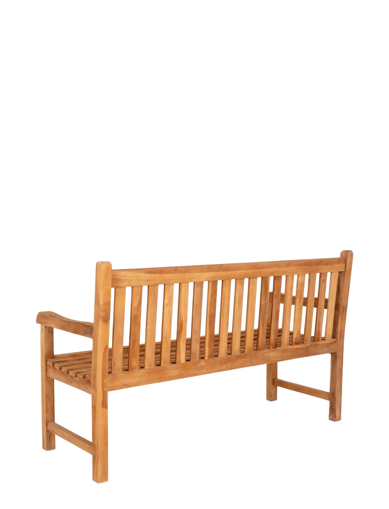 House Nordic - Sanna - Bench, teak, nature, 150x62x92 cm - taburetter og bænke - natural - 3