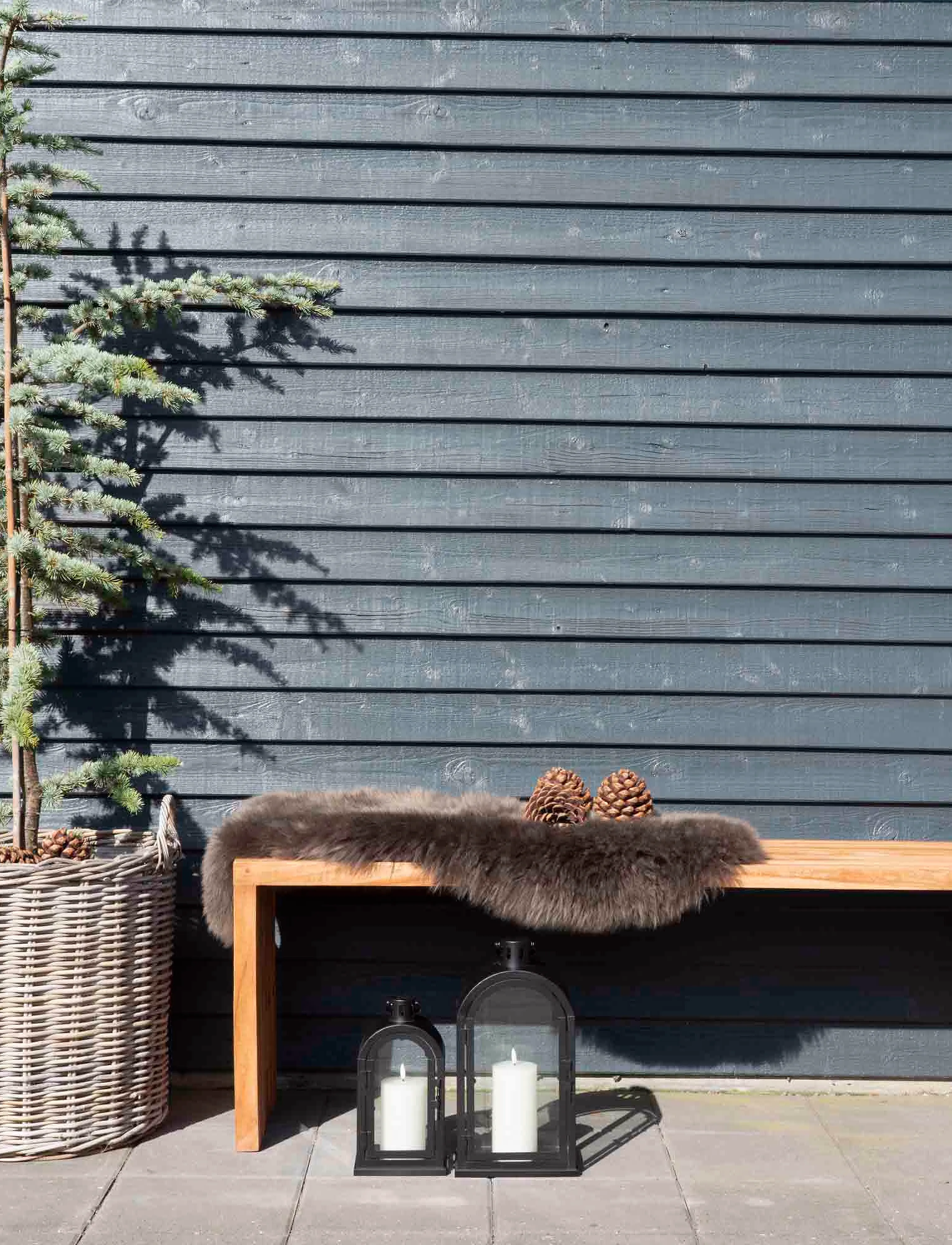 House Nordic - Elina - Bench, teak, nature, 140x35x48 cm - pallar & bänkar - natural - 5