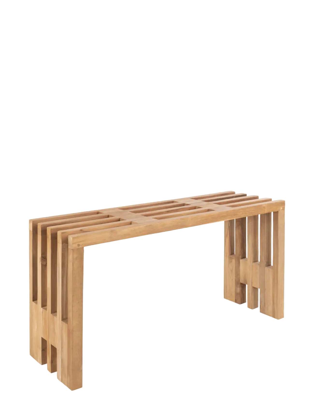 House Nordic Elina Bench, Teak, Nature, 90X30X49 Cm, Taburet og bænk, Brun, Str: 30X90X49CM