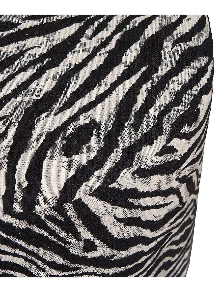House Nordic - Kamma - Pouf, jacquard, - kott-toolid - black / white - 4