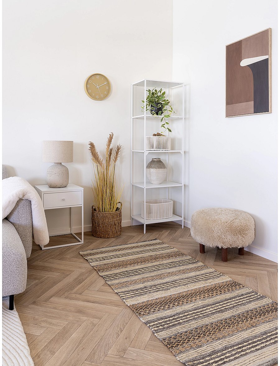 House Nordic - Bina - Pouf - hocker & bänke - light brown - 0