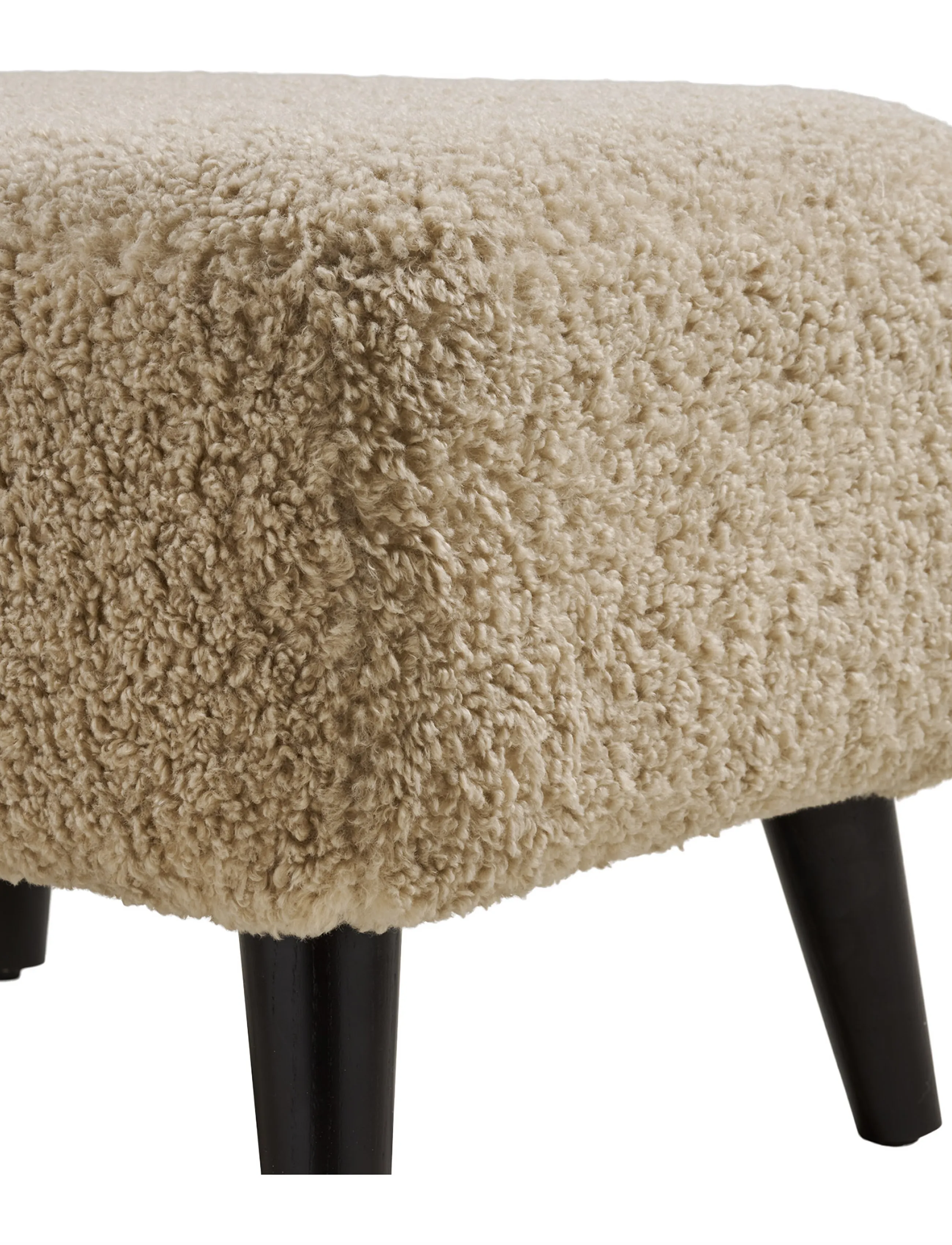 House Nordic - Gudrun - Lounge pouf, - poufs - light brown - 5