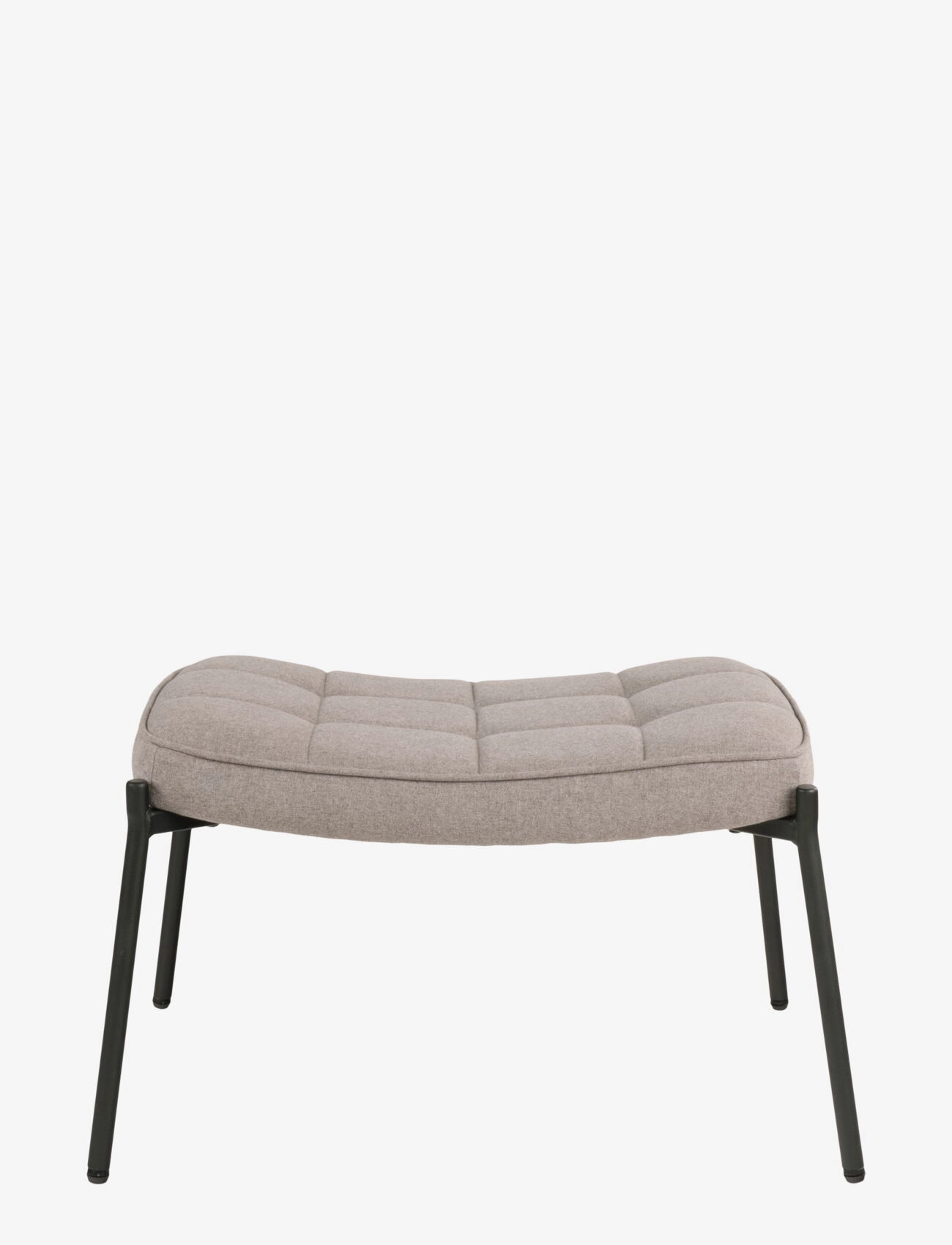 House Nordic - Tyra - Footrest, stone with black legs - krukken en banken - stone - 2