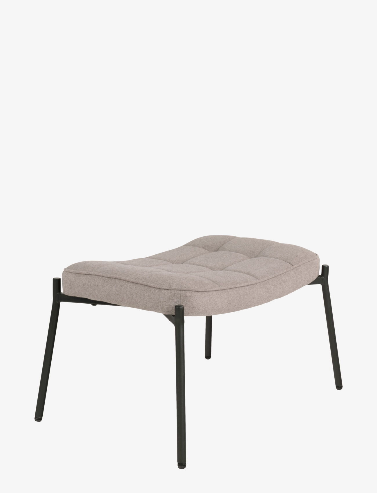 House Nordic - Tyra - Footrest, stone with black legs - krukken en banken - stone - 3