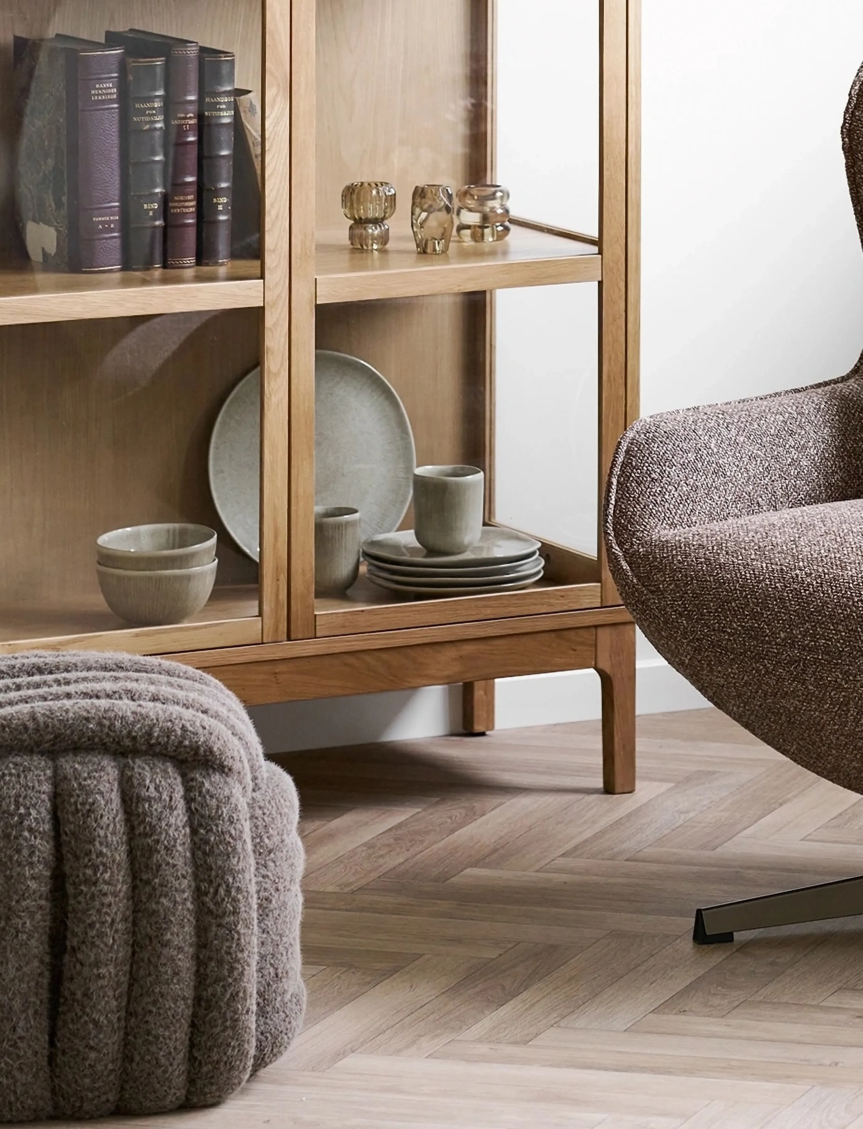 House Nordic - Lova - sittpuffar - brown - 3