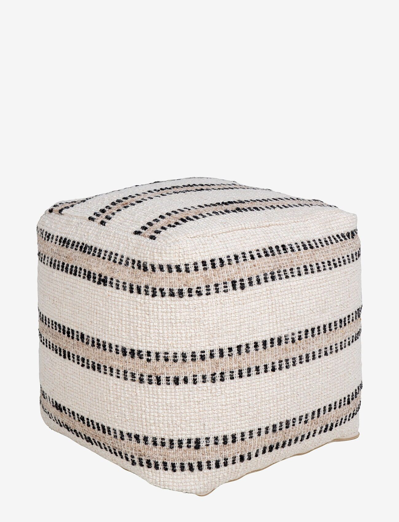 House Nordic - Pouf - ivory / charcoal - 0