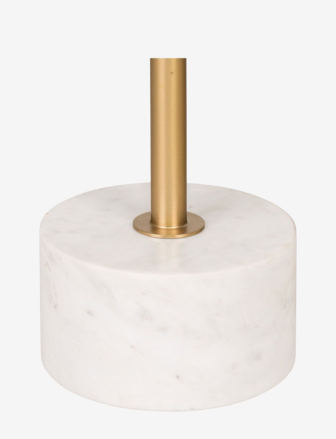 House Nordic - Silja - Side table in brass and marble, Ø51x52 cm - sideborde og små borde - brass / marble - 1