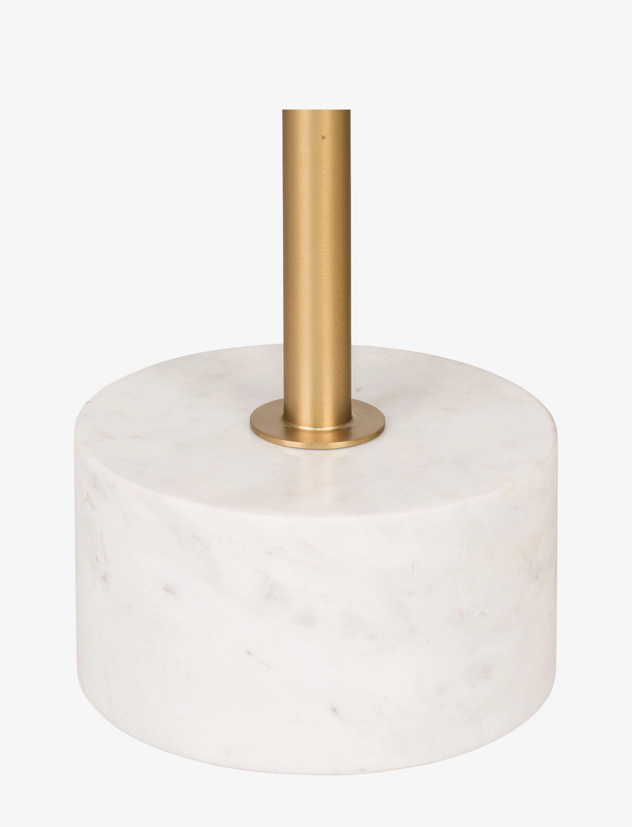 House Nordic - Silja - Side table in brass and marble, Ø51x52 cm - sānu galdiņi un mazie galdiņi - brass / marble - 1