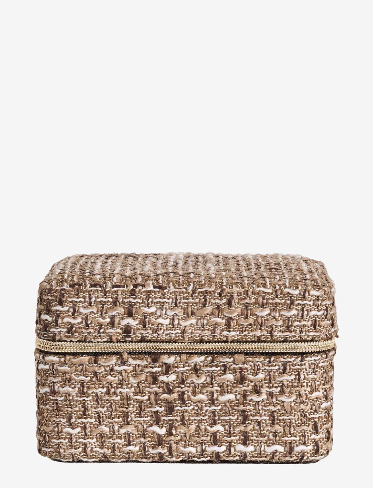 House Nordic - Tilde - Jewelry box, brown mix 11x11x6,5 cm - schmuckschatullen - brown mix - 2