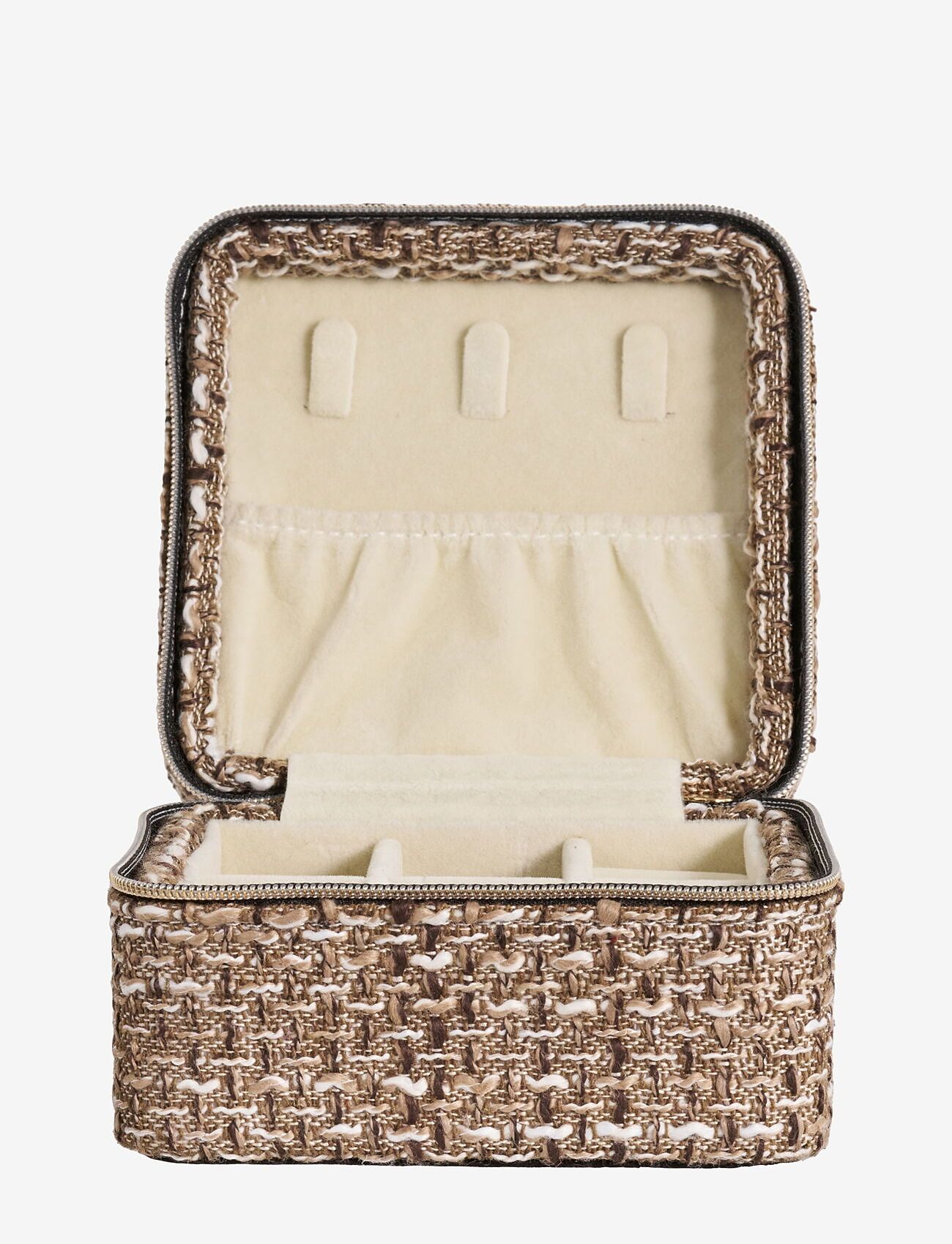 House Nordic - Tilde - Jewelry box, brown mix 11x11x6,5 cm - schmuckschatullen - brown mix - 4