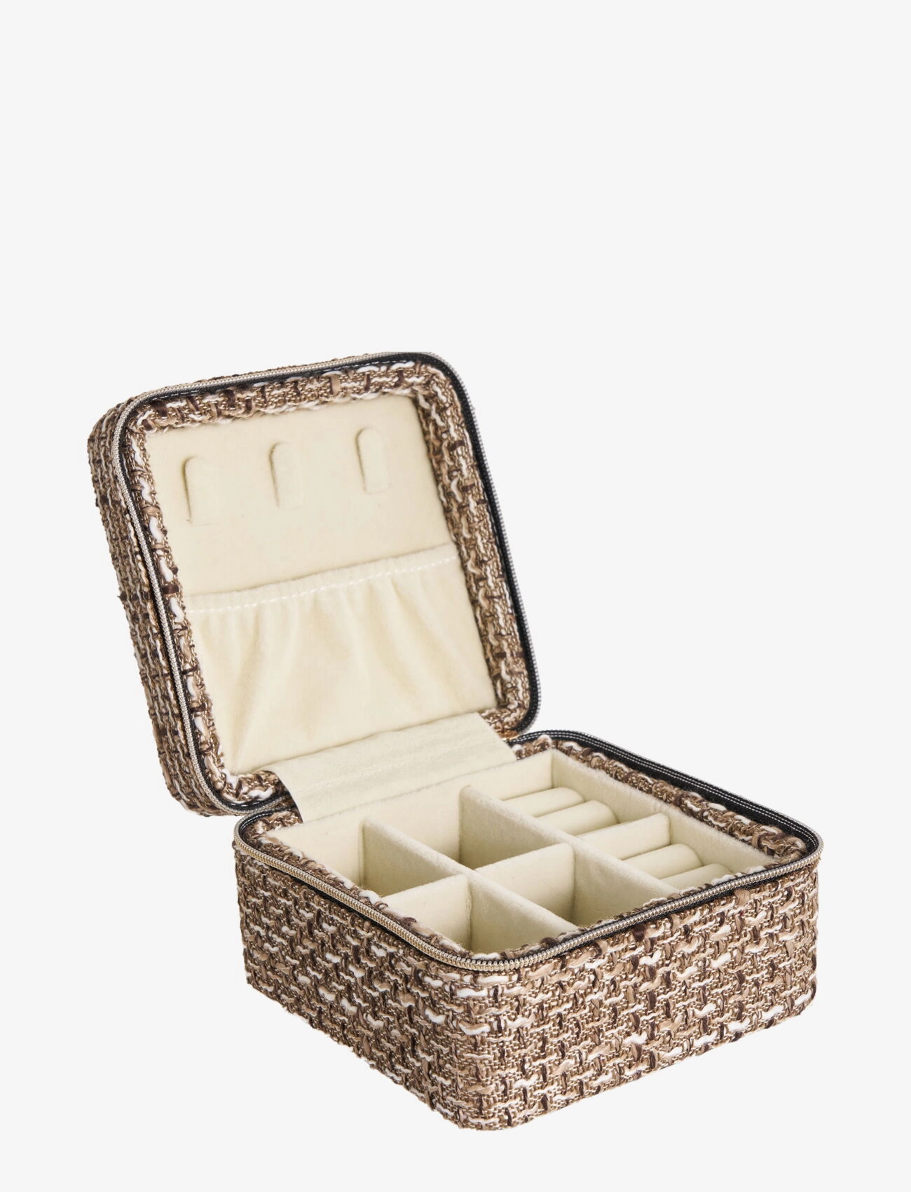 House Nordic - Tilde - Jewelry box, brown mix 11x11x6,5 cm - brown mix - 5