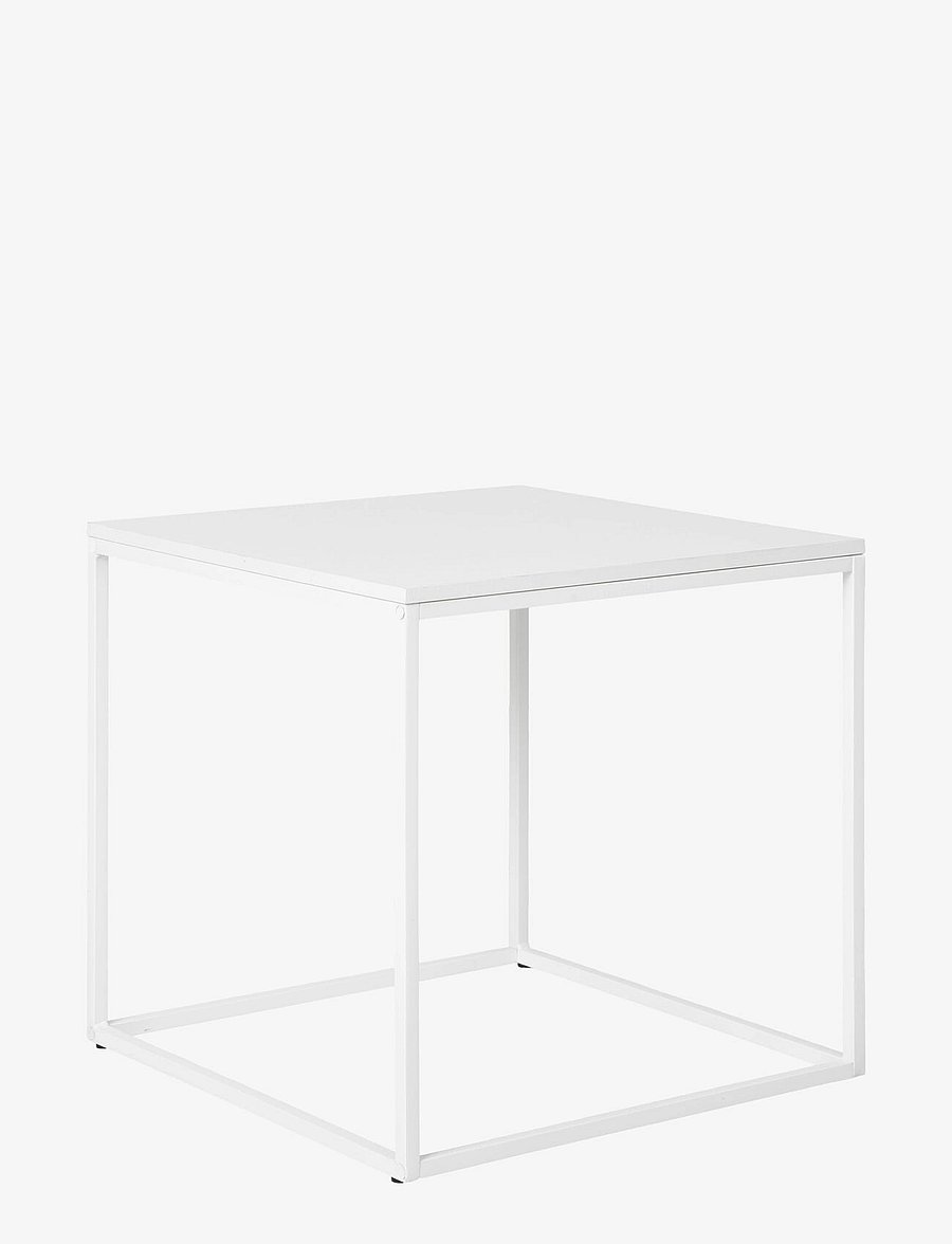House Nordic - Rasa - Side table, white, white frame 45x45x45 cm - beistelltische & kleine tische - white - 1